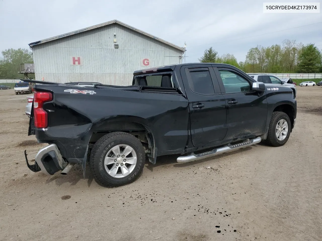 2019 Chevrolet Silverado K1500 Lt VIN: 1GCRYDED4KZ173974 Lot: 53283454