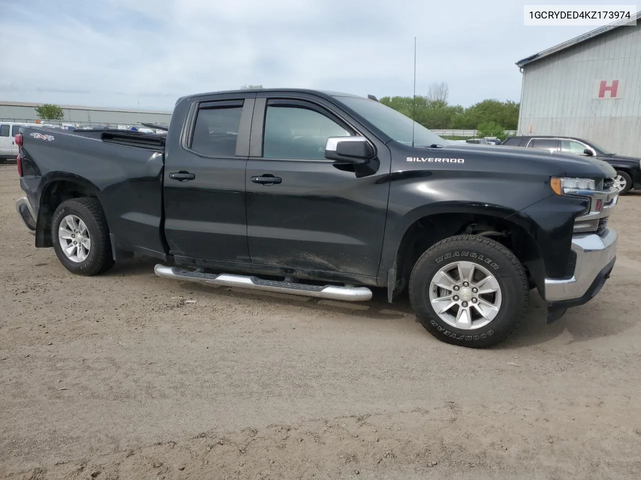 2019 Chevrolet Silverado K1500 Lt VIN: 1GCRYDED4KZ173974 Lot: 53283454