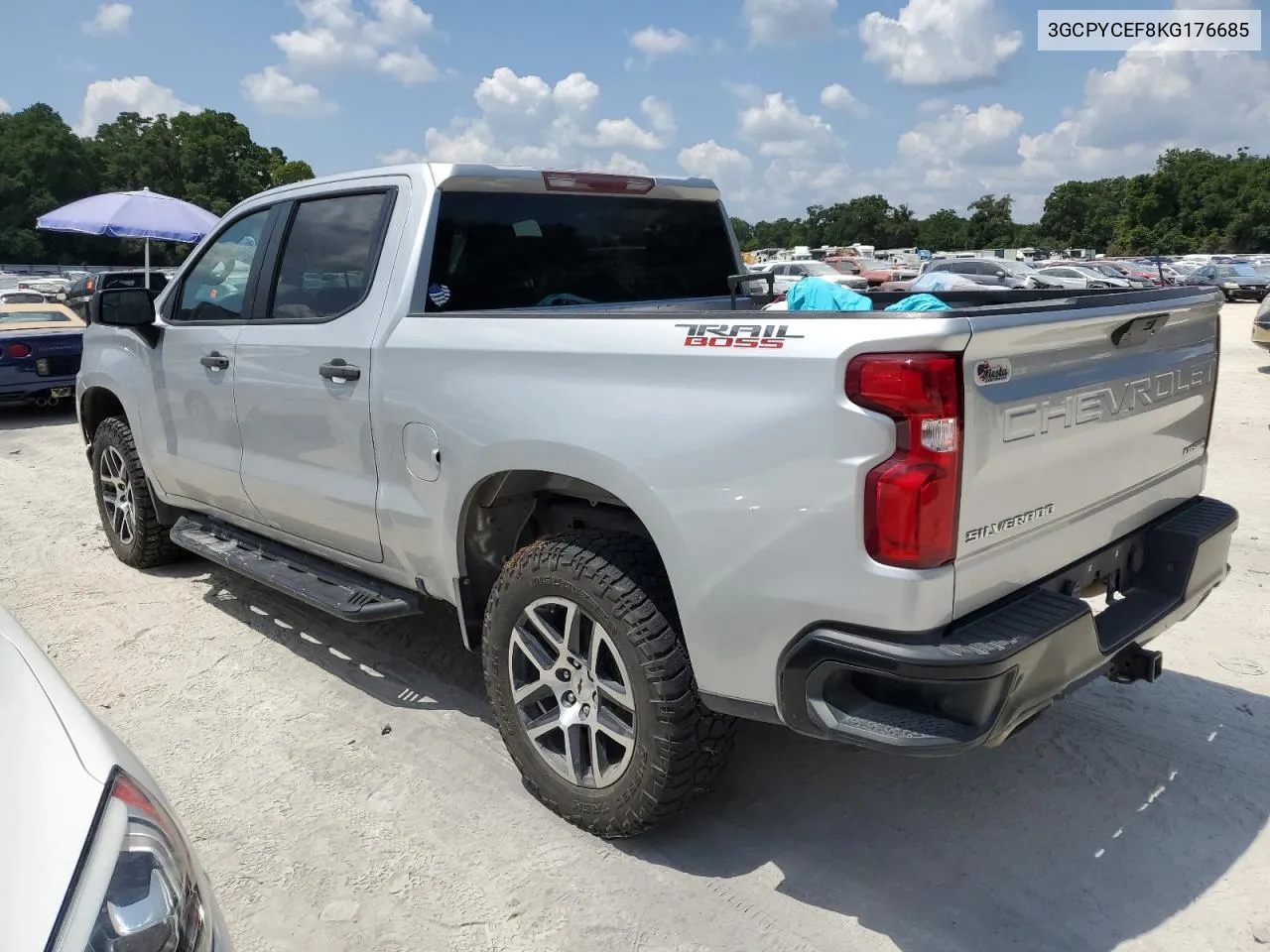 2019 Chevrolet Silverado K1500 Trail Boss Custom VIN: 3GCPYCEF8KG176685 Lot: 53534954