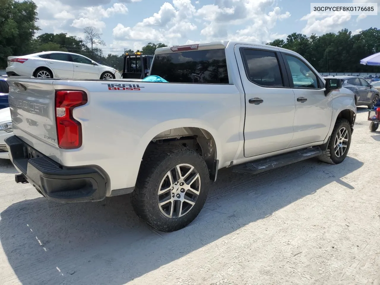 3GCPYCEF8KG176685 2019 Chevrolet Silverado K1500 Trail Boss Custom