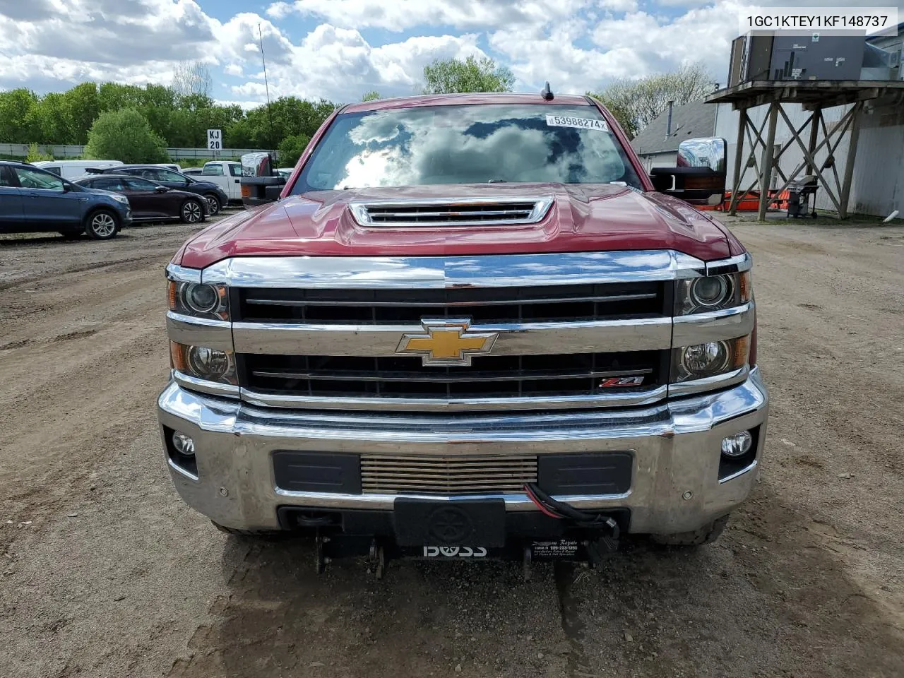 2019 Chevrolet Silverado K2500 Heavy Duty Ltz VIN: 1GC1KTEY1KF148737 Lot: 53988274