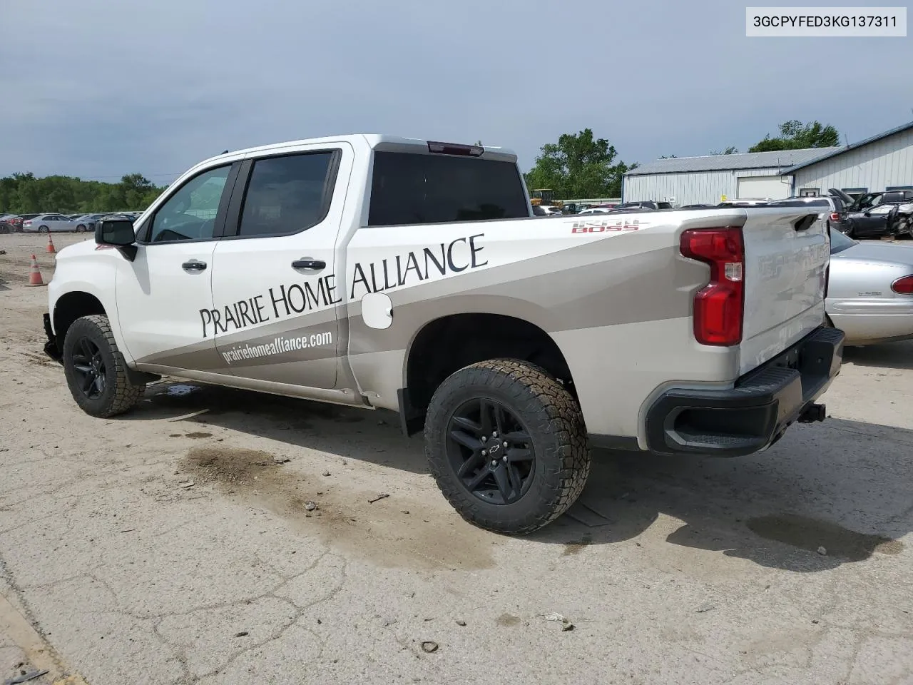 2019 Chevrolet Silverado K1500 Lt Trail Boss VIN: 3GCPYFED3KG137311 Lot: 54309584