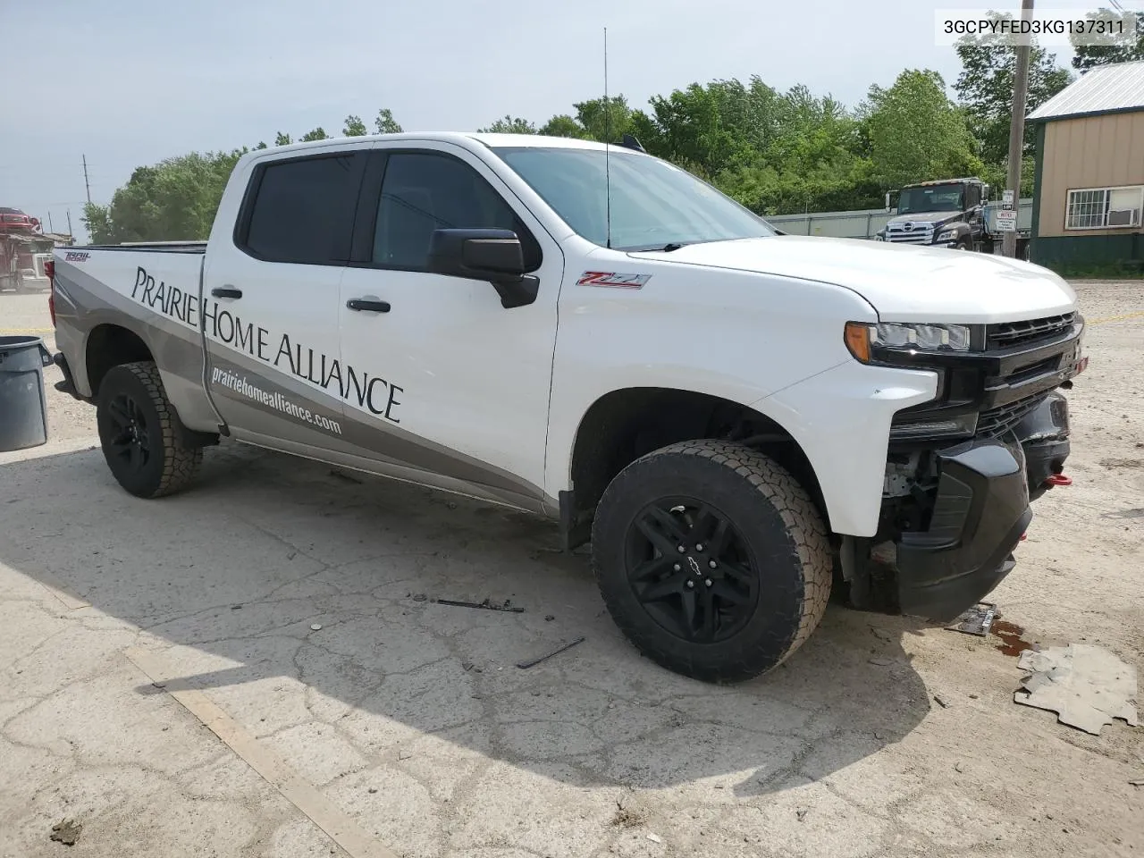 2019 Chevrolet Silverado K1500 Lt Trail Boss VIN: 3GCPYFED3KG137311 Lot: 54309584