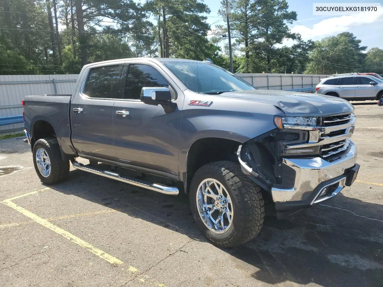 2019 Chevrolet Silverado K1500 Ltz VIN: 3GCUYGELXKG181970 Lot: 55012414