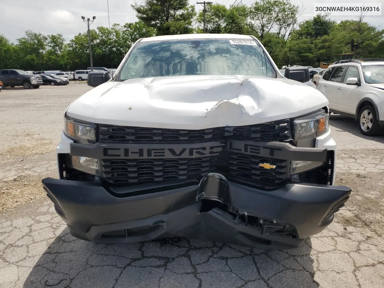 2019 Chevrolet Silverado C1500 VIN: 3GCNWAEH4KG169316 Lot: 55281814