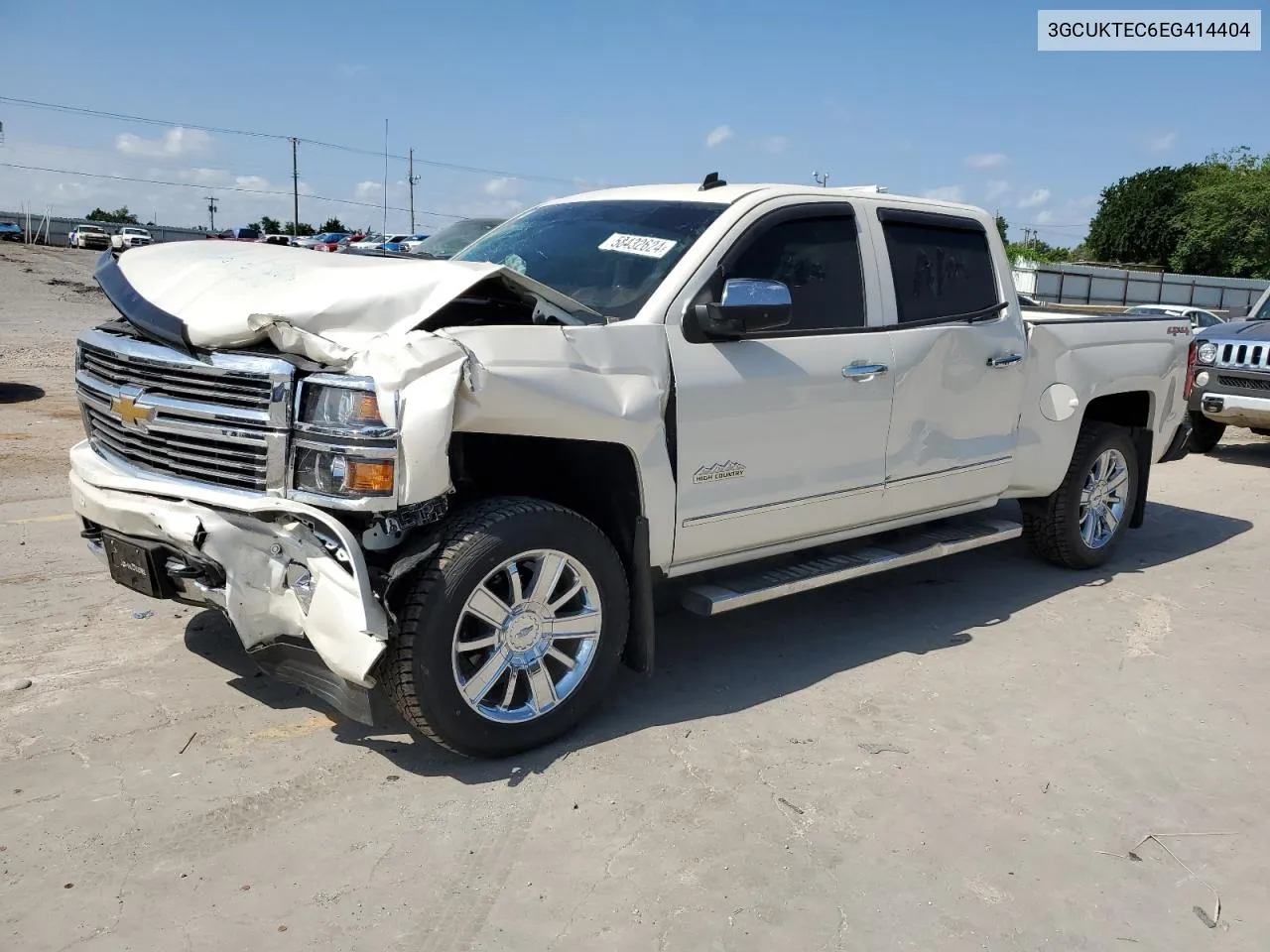 2019 Chevrolet Silverado K1500 High Country VIN: 3GCUKTEC6EG414404 Lot: 58432624