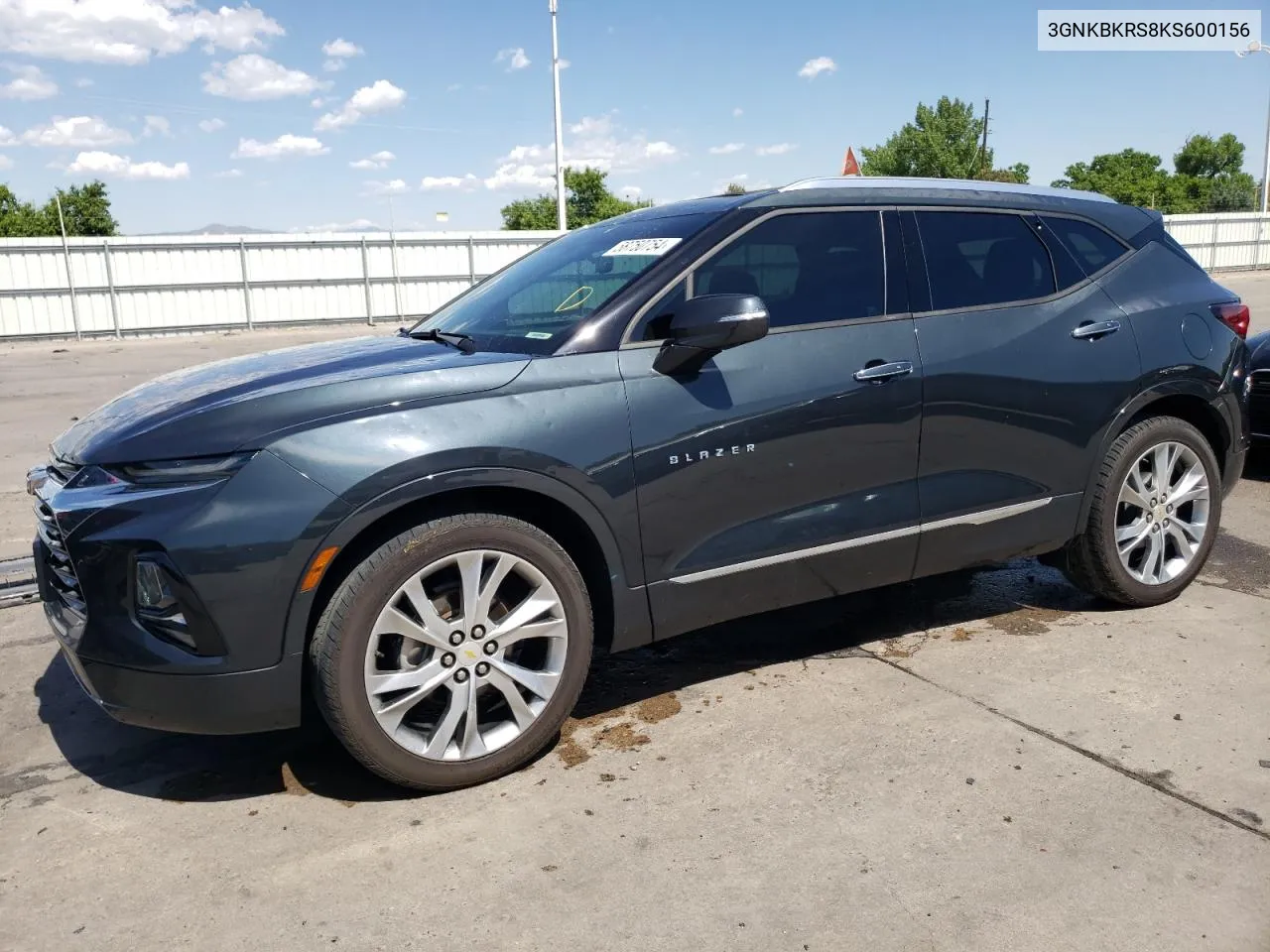 2019 Chevrolet Blazer Premier VIN: 3GNKBKRS8KS600156 Lot: 58750754