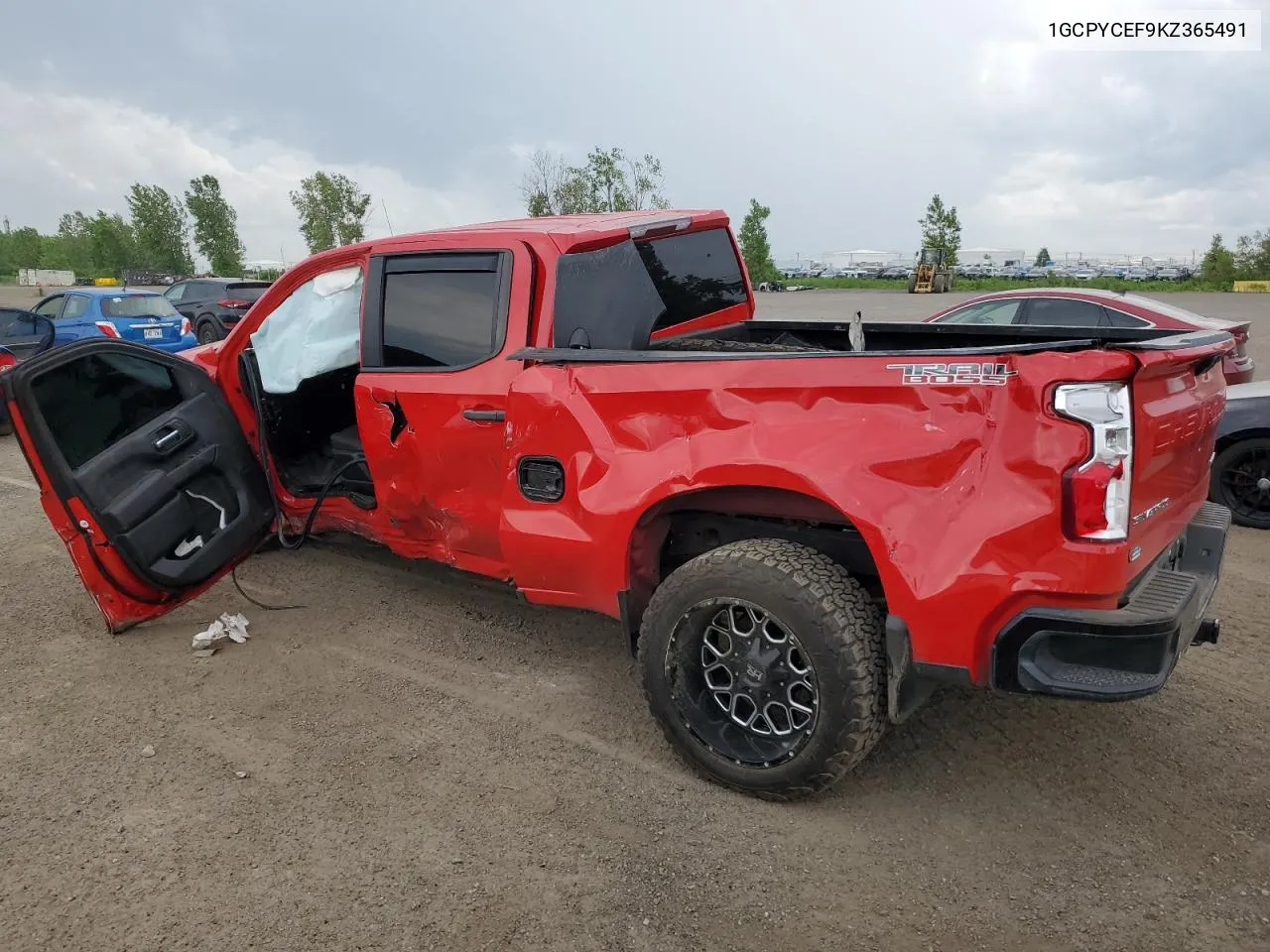 2019 Chevrolet Silverado K1500 Trail Boss Custom VIN: 1GCPYCEF9KZ365491 Lot: 58857624