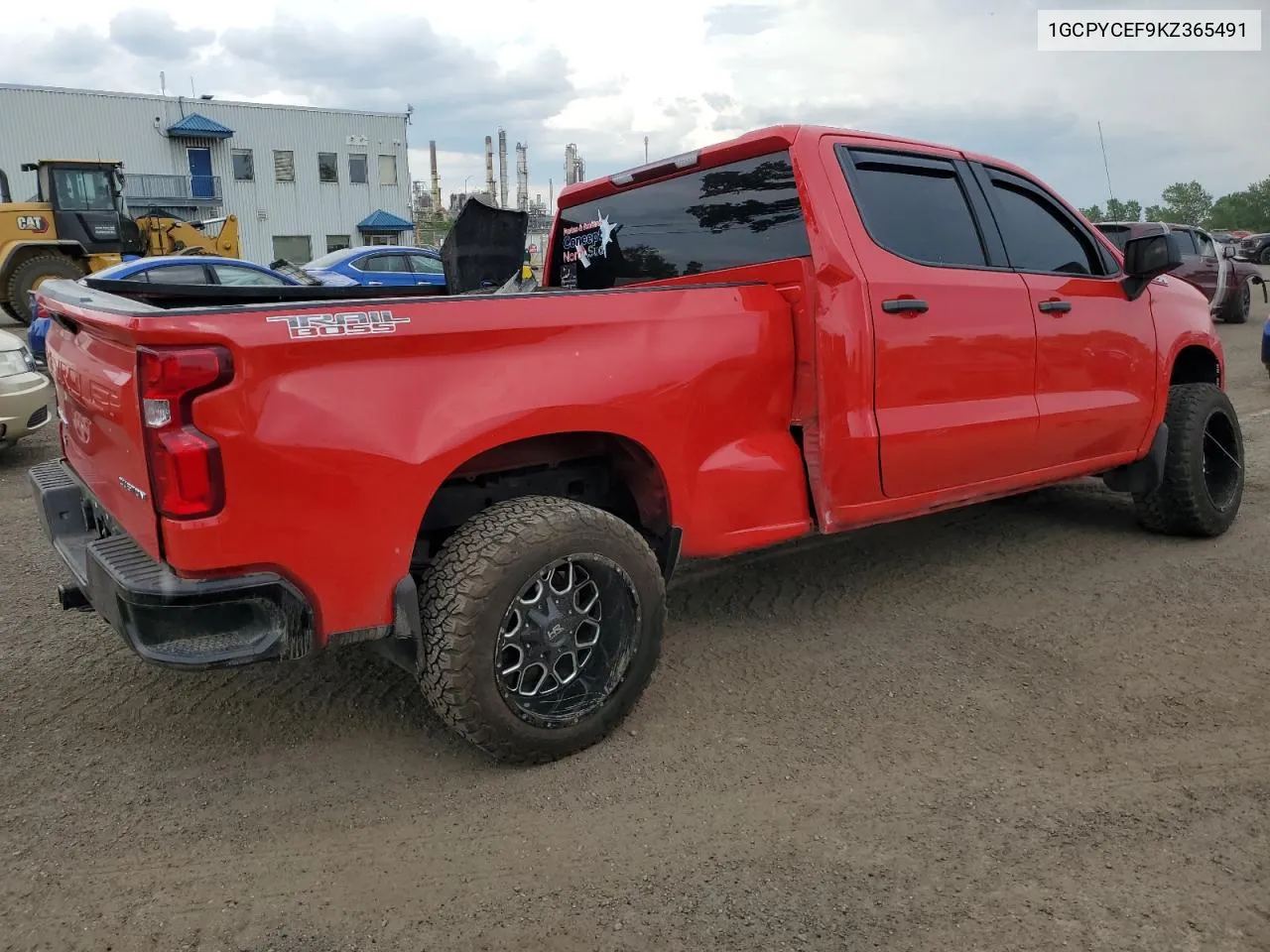 2019 Chevrolet Silverado K1500 Trail Boss Custom VIN: 1GCPYCEF9KZ365491 Lot: 58857624