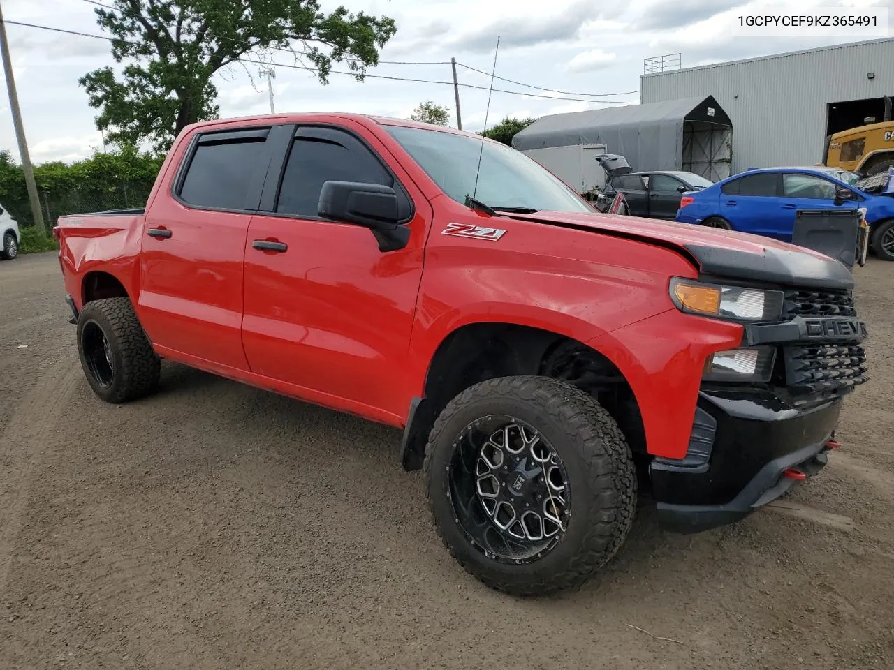 2019 Chevrolet Silverado K1500 Trail Boss Custom VIN: 1GCPYCEF9KZ365491 Lot: 58857624