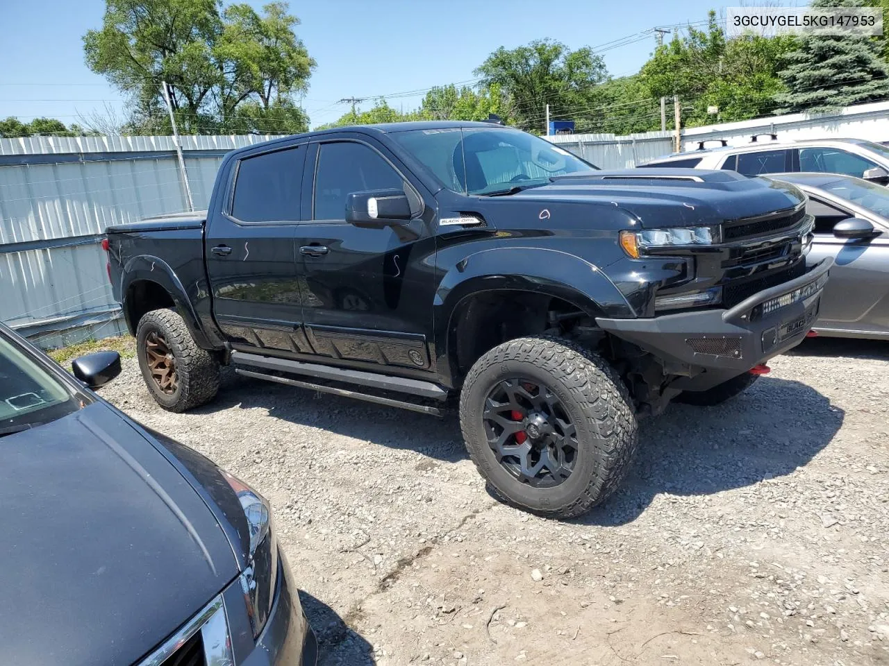 2019 Chevrolet Silverado K1500 Ltz VIN: 3GCUYGEL5KG147953 Lot: 59009204