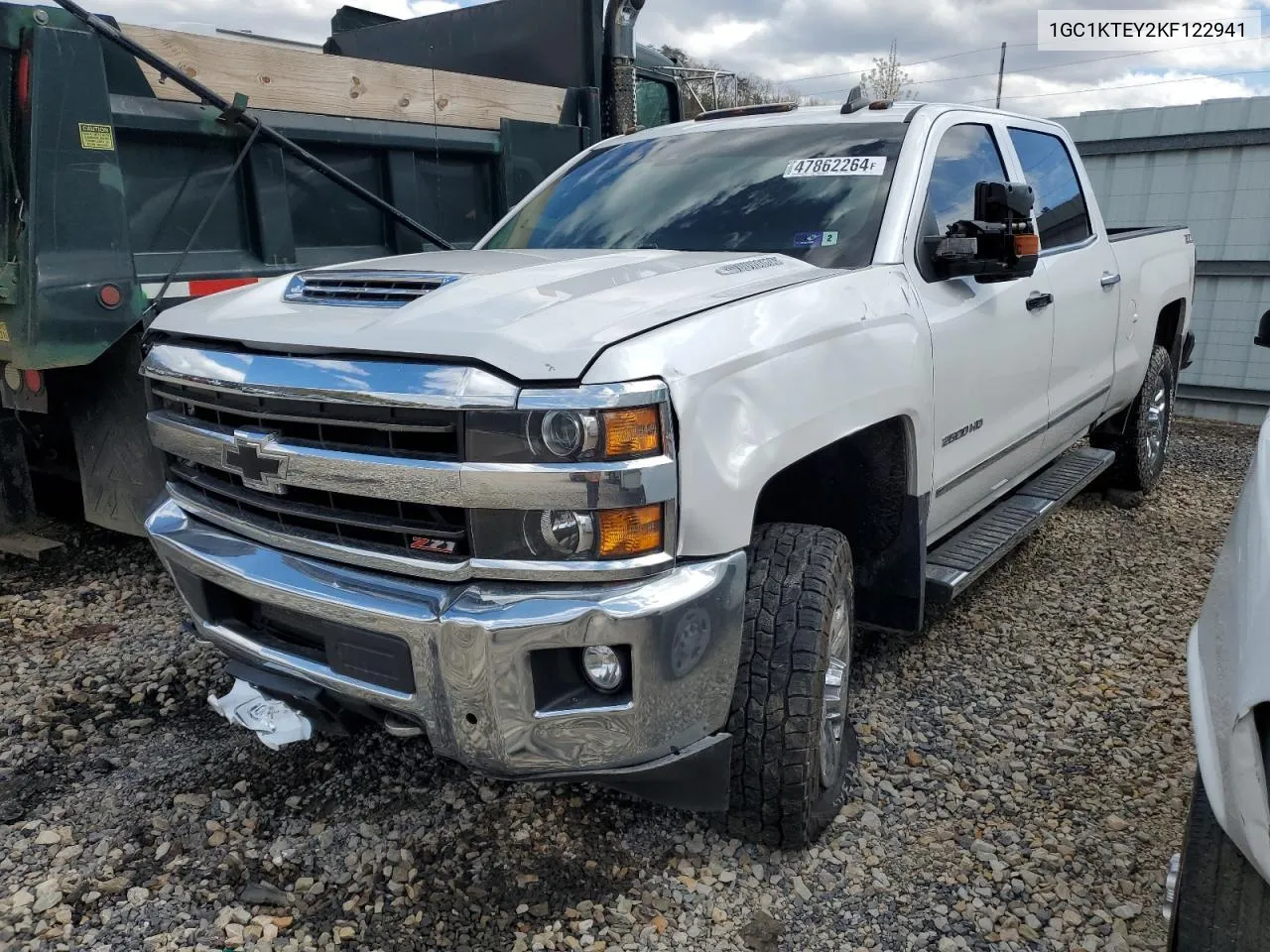 2019 Chevrolet Silverado K2500 Heavy Duty Ltz VIN: 1GC1KTEY2KF122941 Lot: 59702534