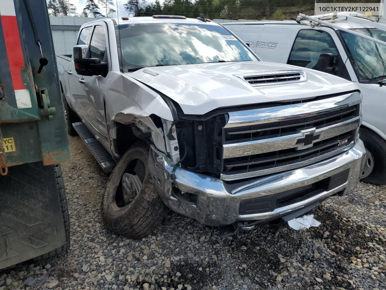 2019 Chevrolet Silverado K2500 Heavy Duty Ltz VIN: 1GC1KTEY2KF122941 Lot: 59702534