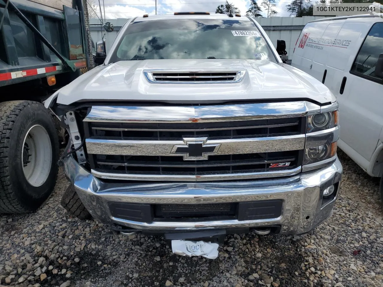 2019 Chevrolet Silverado K2500 Heavy Duty Ltz VIN: 1GC1KTEY2KF122941 Lot: 59702534