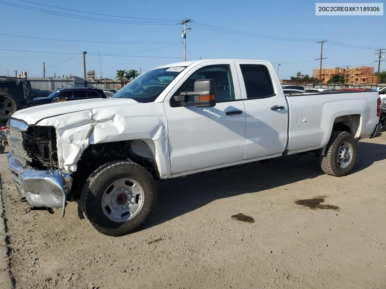 2019 Chevrolet Silverado C2500 Heavy Duty VIN: 2GC2CREGXK1189306 Lot: 60709824