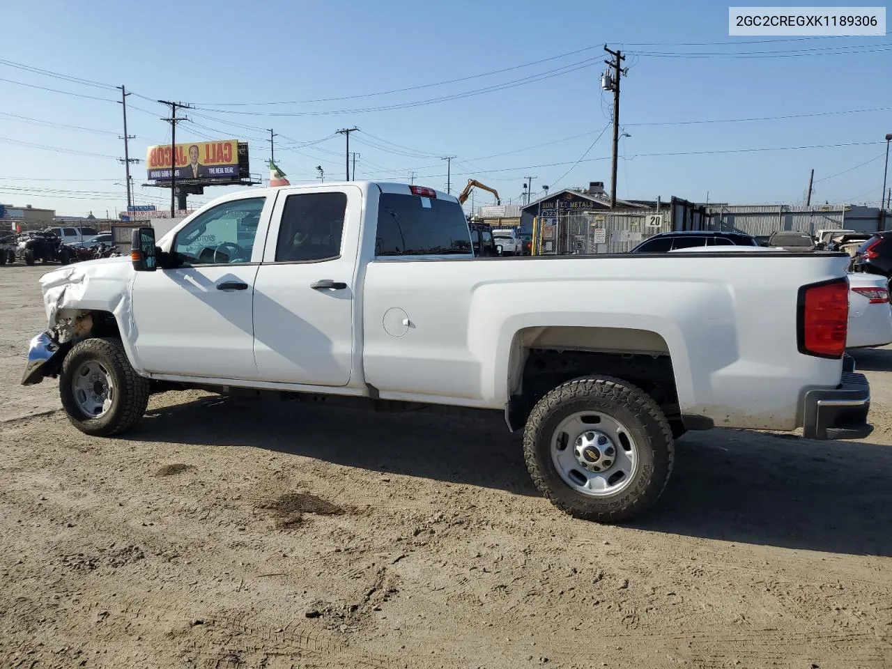 2019 Chevrolet Silverado C2500 Heavy Duty VIN: 2GC2CREGXK1189306 Lot: 60709824