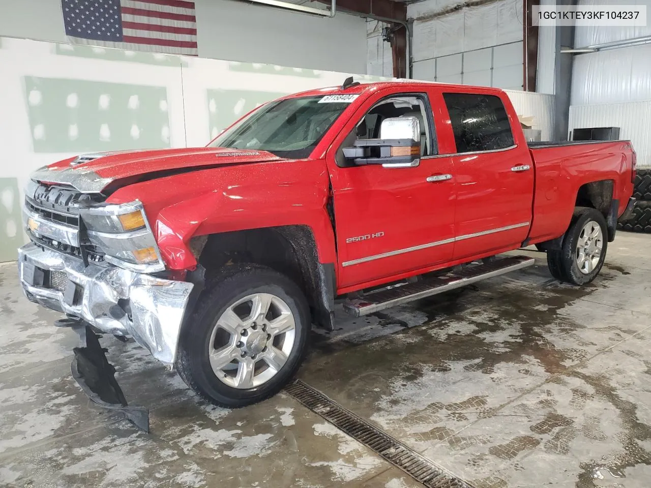 2019 Chevrolet Silverado K2500 Heavy Duty Ltz VIN: 1GC1KTEY3KF104237 Lot: 61158404