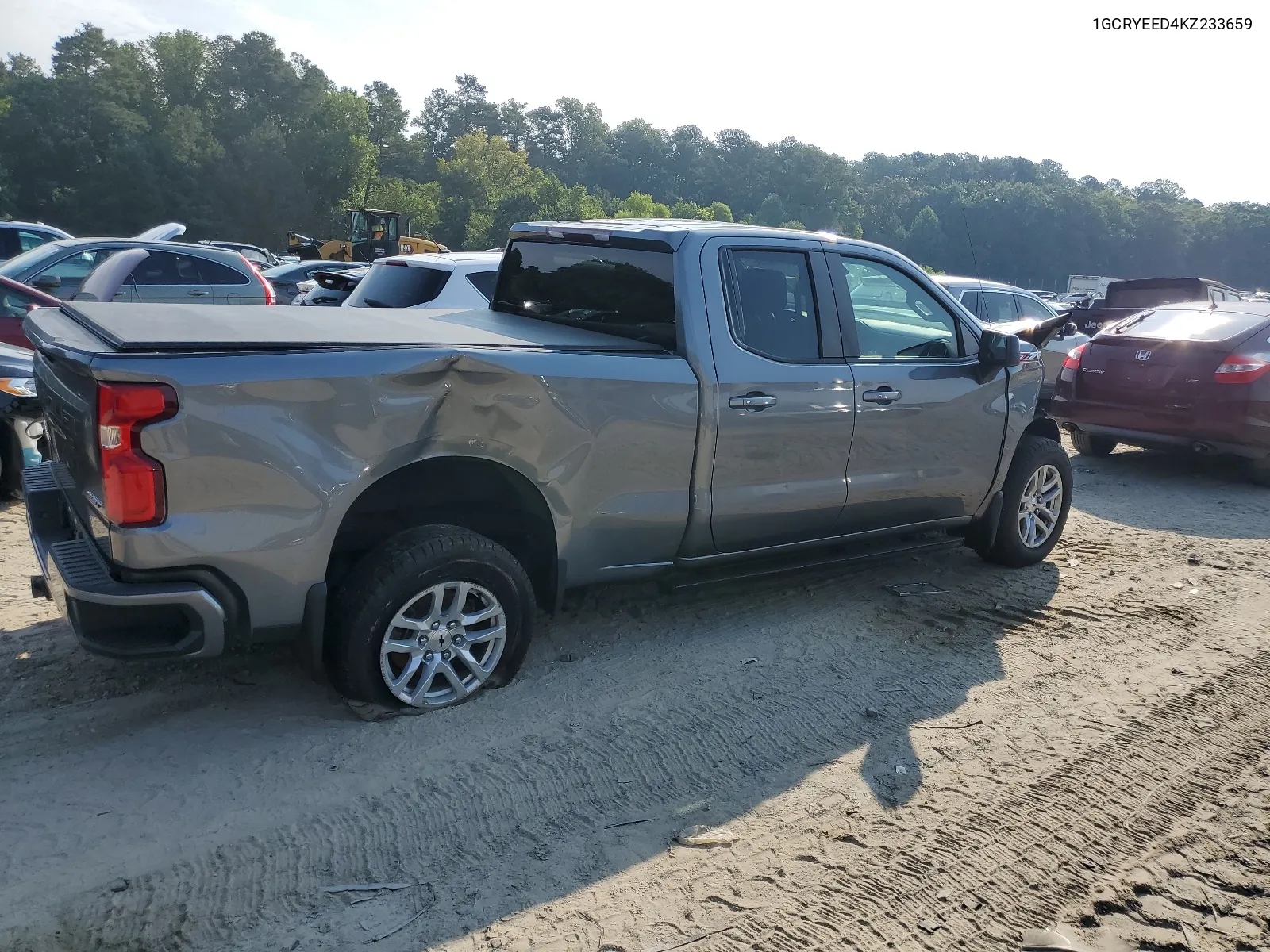 2019 Chevrolet Silverado K1500 Rst VIN: 1GCRYEED4KZ233659 Lot: 61764704