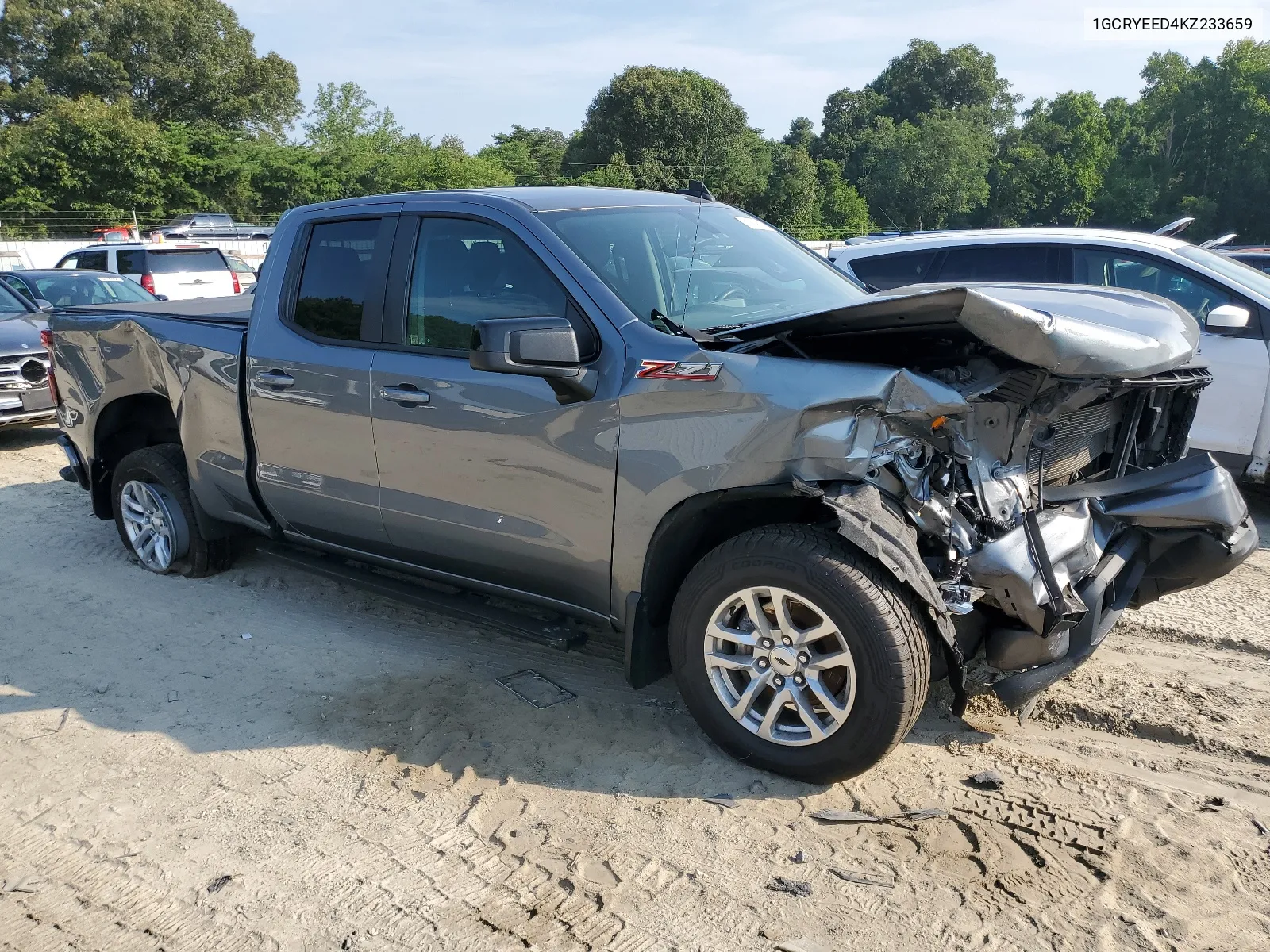 2019 Chevrolet Silverado K1500 Rst VIN: 1GCRYEED4KZ233659 Lot: 61764704