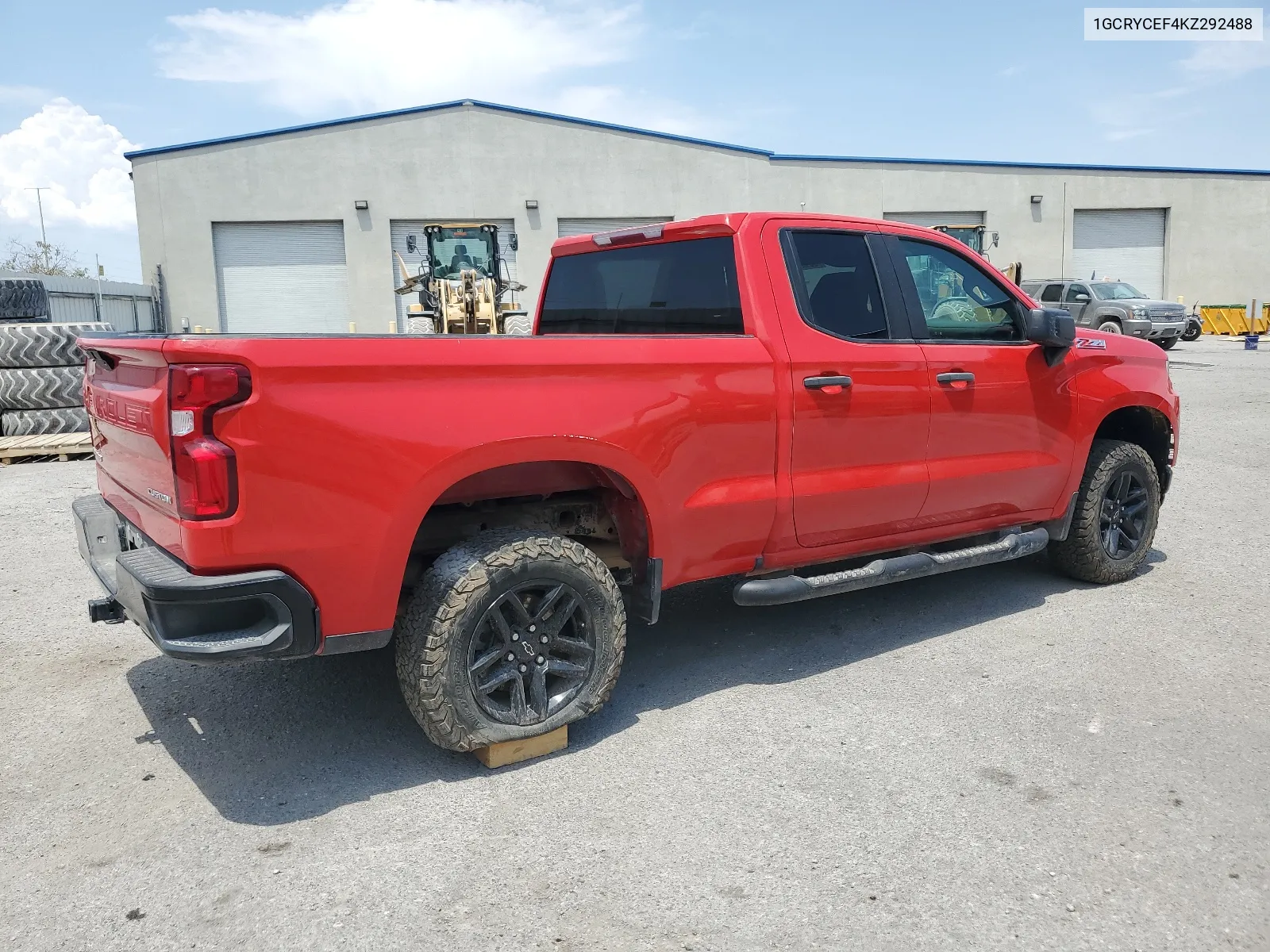 2019 Chevrolet Silverado K1500 Trail Boss Custom VIN: 1GCRYCEF4KZ292488 Lot: 63129944