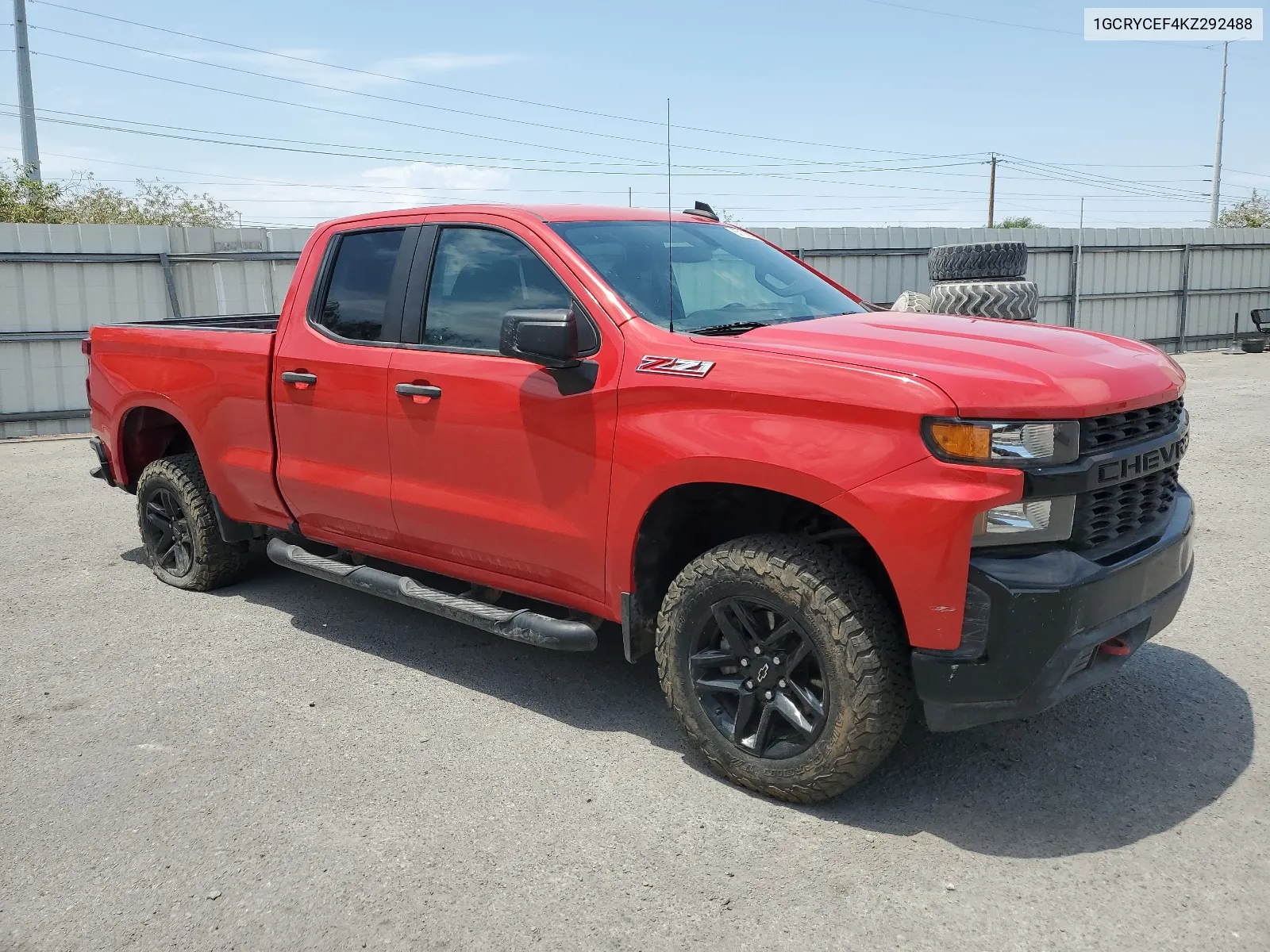 1GCRYCEF4KZ292488 2019 Chevrolet Silverado K1500 Trail Boss Custom