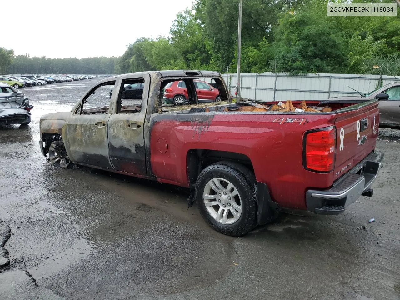 2019 Chevrolet Silverado Ld K1500 Lt VIN: 2GCVKPEC9K1118034 Lot: 65513734