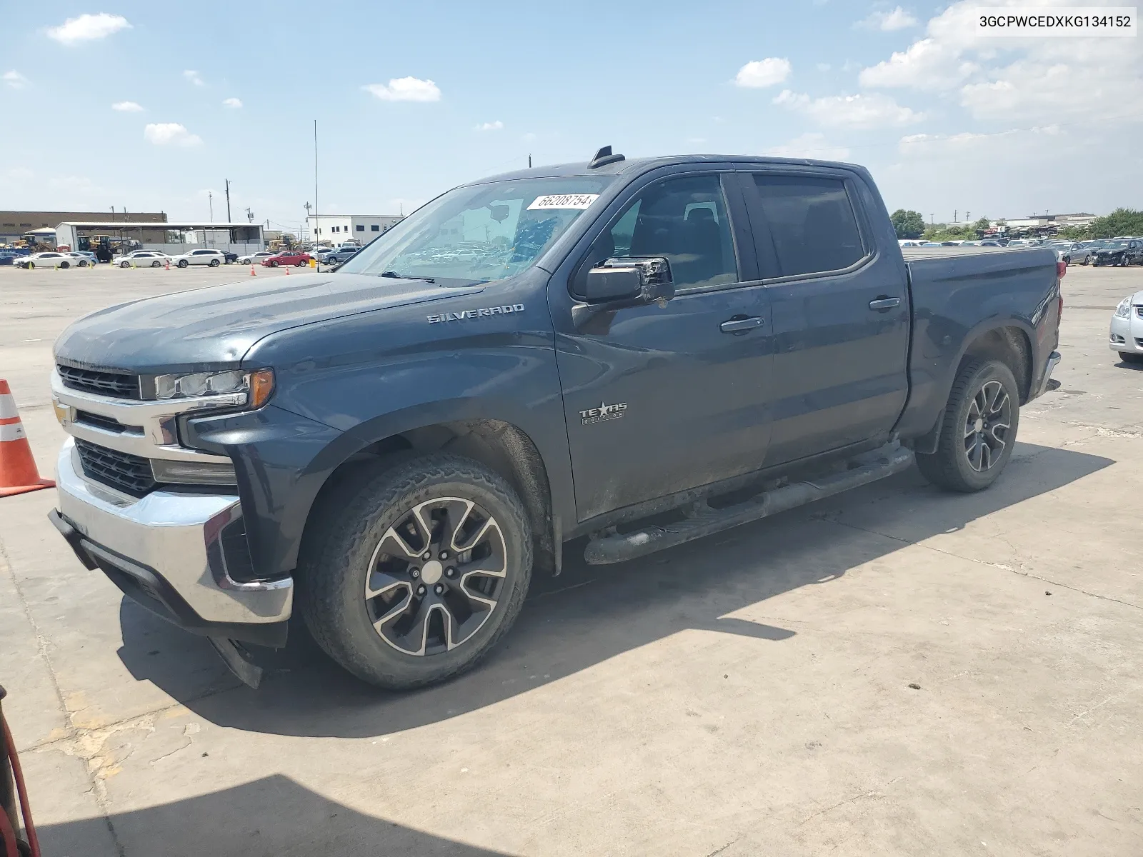 2019 Chevrolet Silverado C1500 Lt VIN: 3GCPWCEDXKG134152 Lot: 66208754