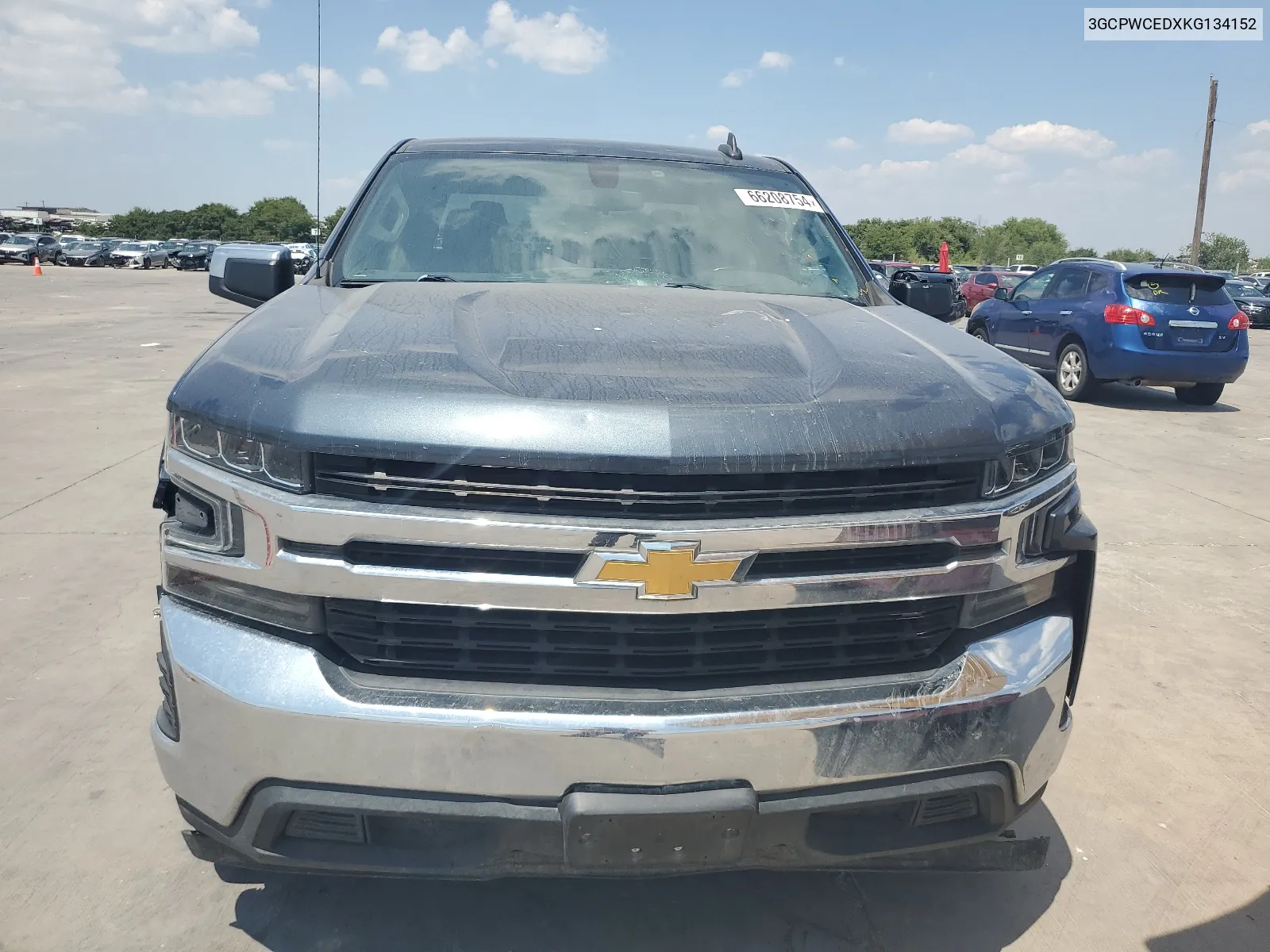 2019 Chevrolet Silverado C1500 Lt VIN: 3GCPWCEDXKG134152 Lot: 66208754