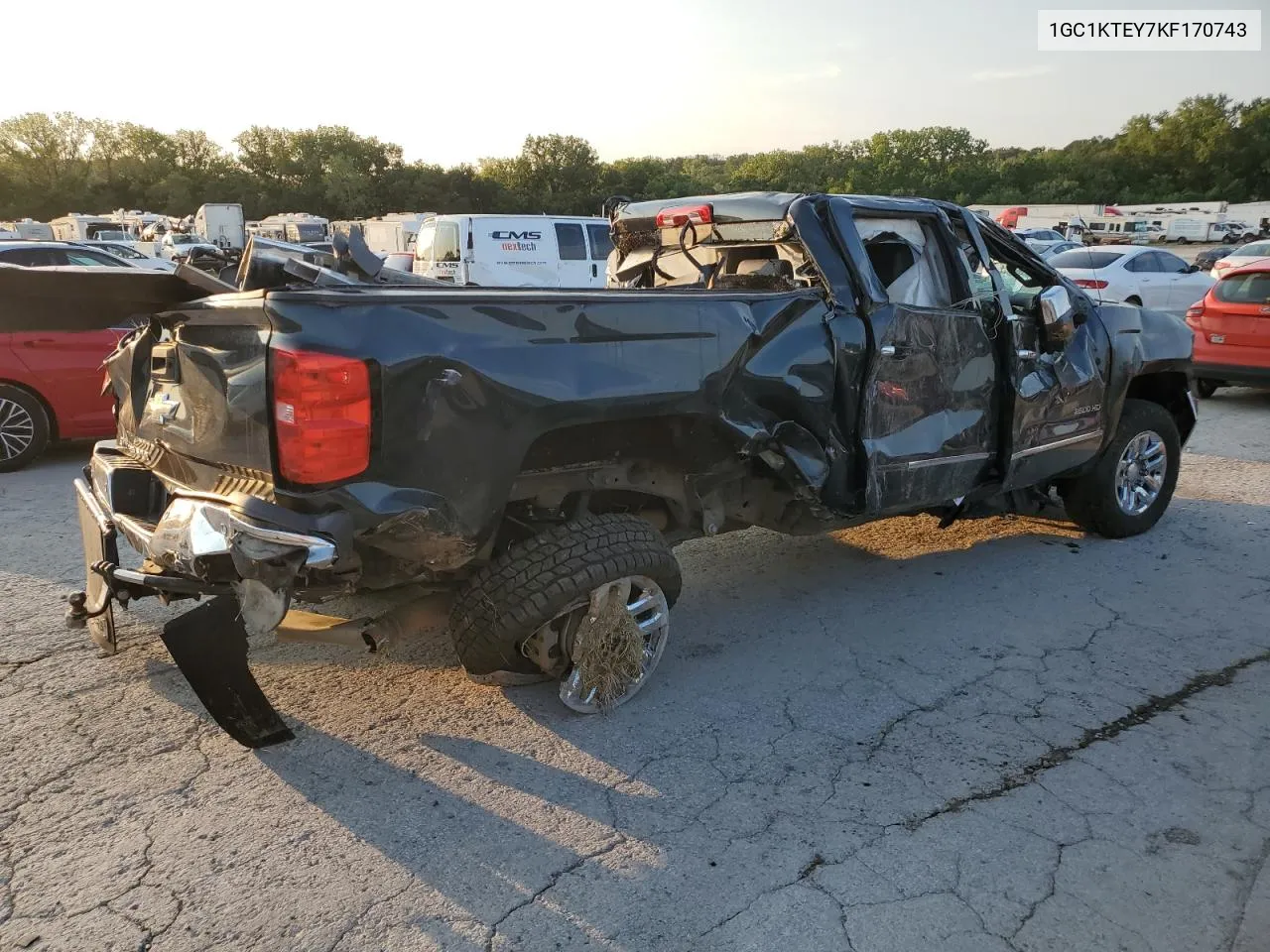 2019 Chevrolet Silverado K2500 Heavy Duty Ltz VIN: 1GC1KTEY7KF170743 Lot: 66652904