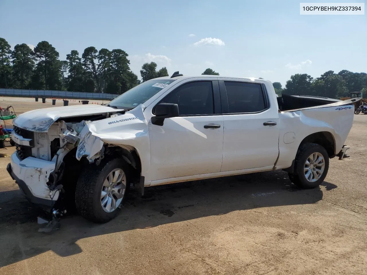 2019 Chevrolet Silverado K1500 Custom VIN: 1GCPYBEH9KZ337394 Lot: 66871534