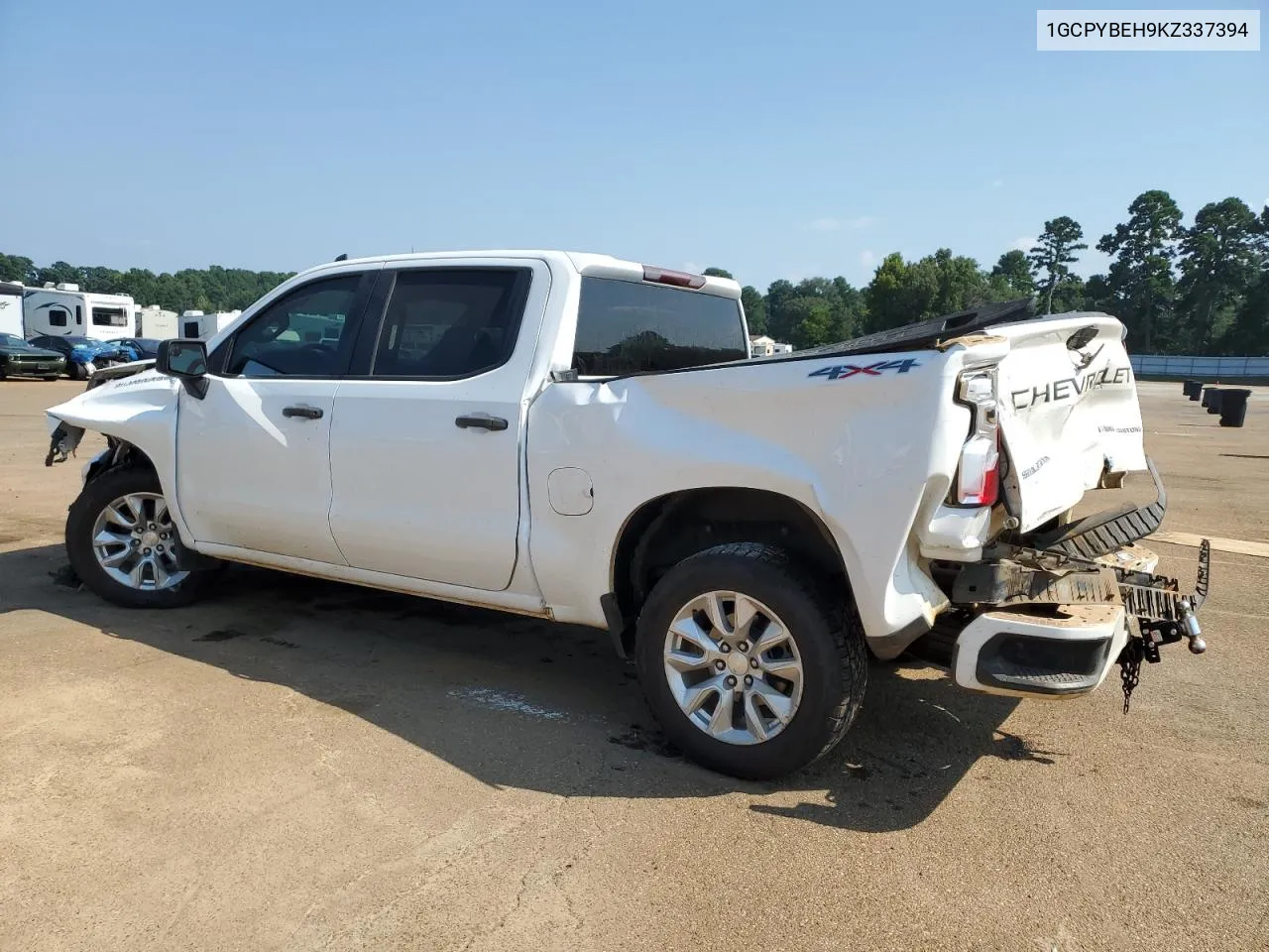 2019 Chevrolet Silverado K1500 Custom VIN: 1GCPYBEH9KZ337394 Lot: 66871534