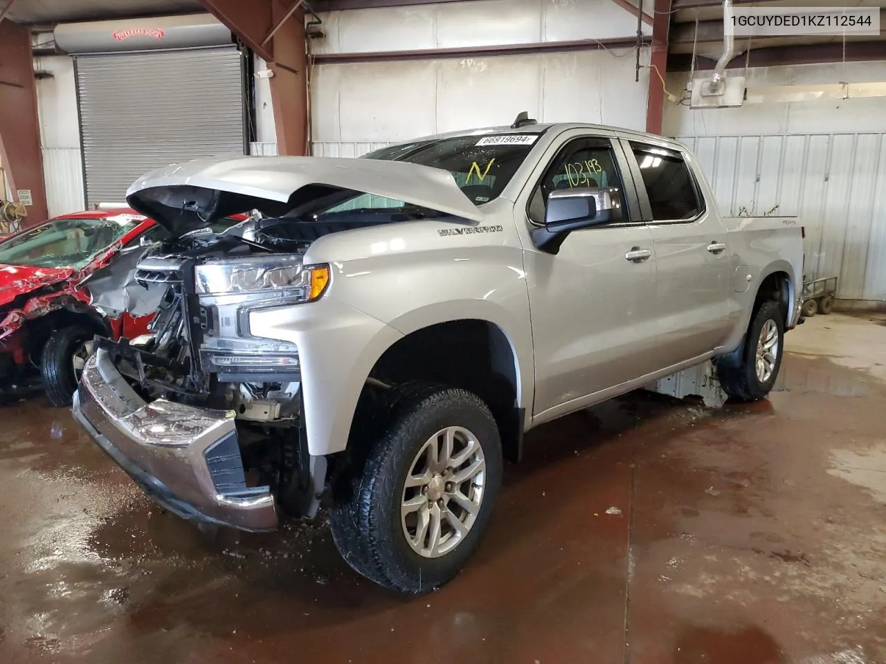 2019 Chevrolet Silverado K1500 Lt VIN: 1GCUYDED1KZ112544 Lot: 66919694