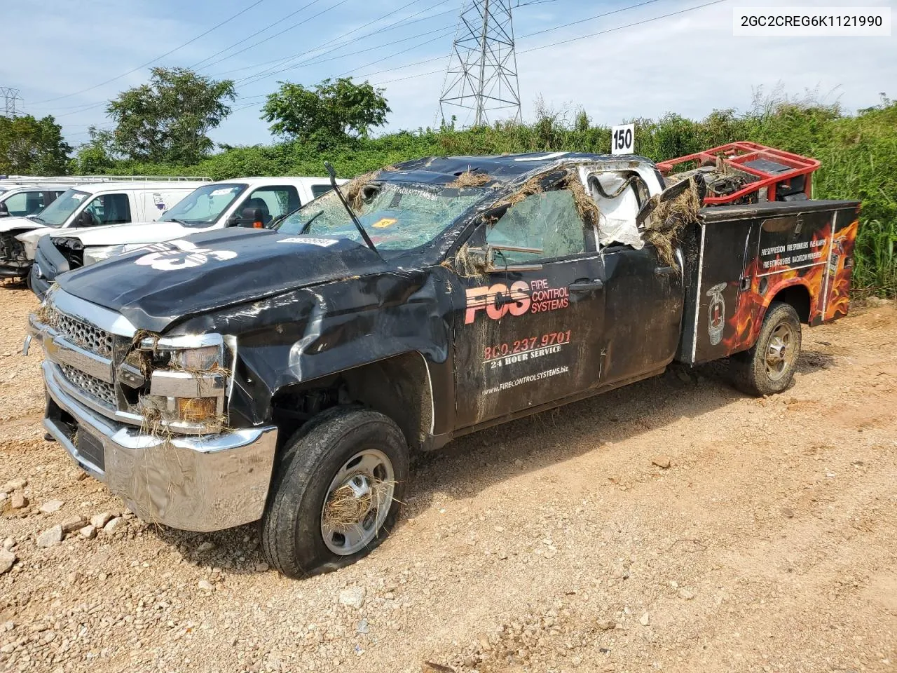 2019 Chevrolet Silverado C2500 Heavy Duty VIN: 2GC2CREG6K1121990 Lot: 67793984