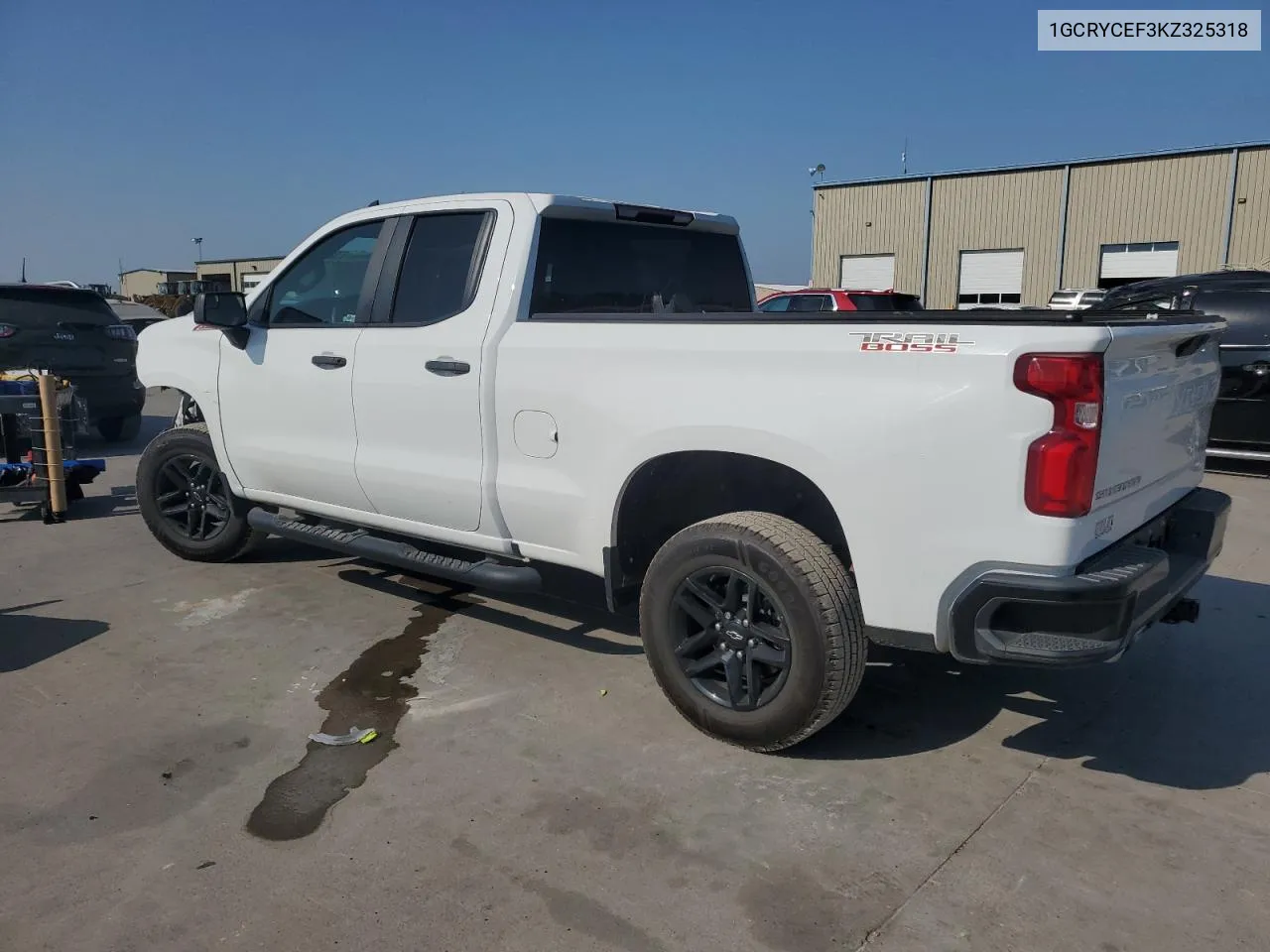 2019 Chevrolet Silverado K1500 Trail Boss Custom VIN: 1GCRYCEF3KZ325318 Lot: 67884664