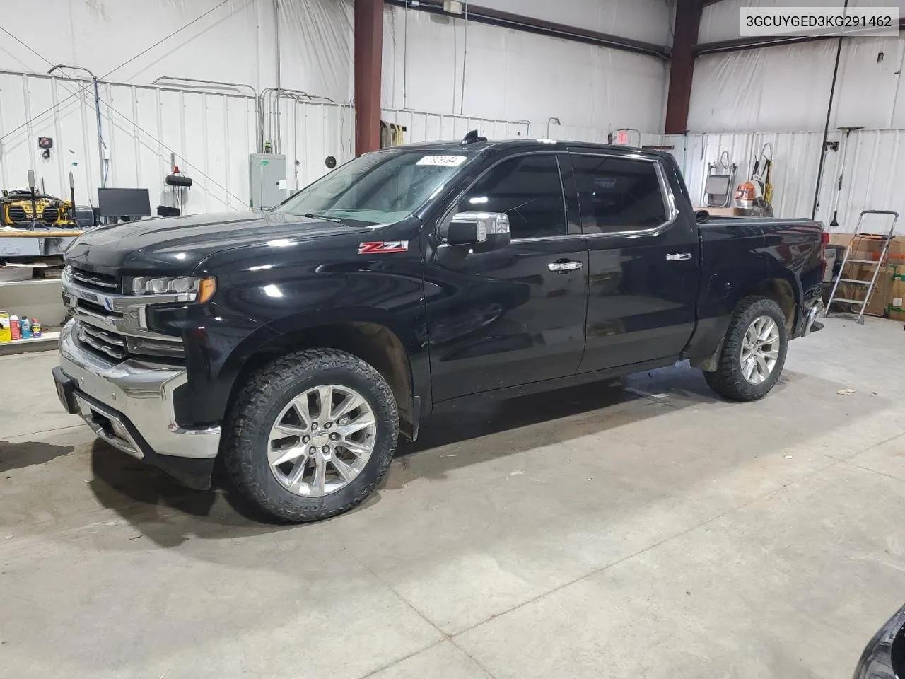 2019 Chevrolet Silverado K1500 Ltz VIN: 3GCUYGED3KG291462 Lot: 67929494