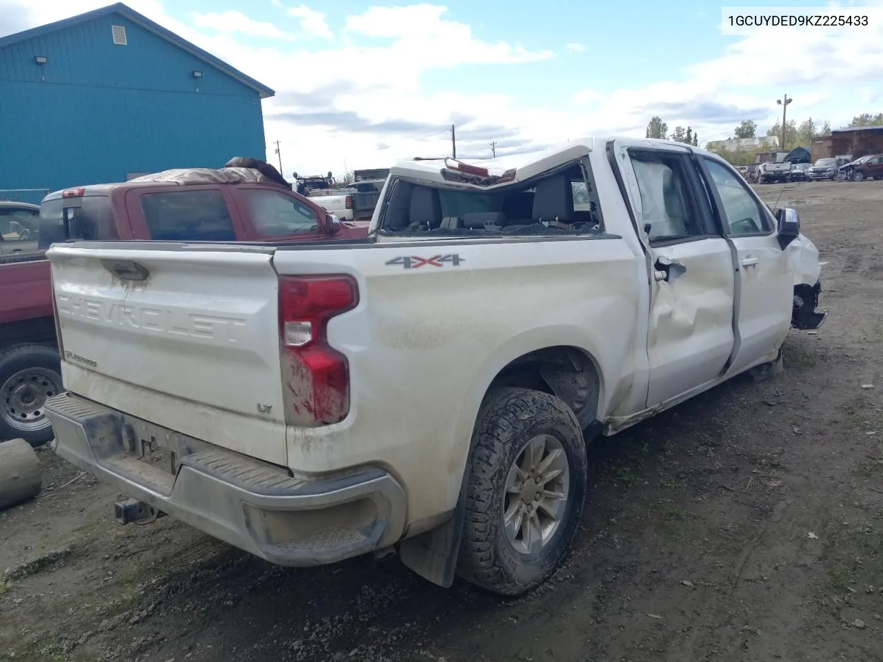 2019 Chevrolet Silverado K1500 Lt VIN: 1GCUYDED9KZ225433 Lot: 67982454