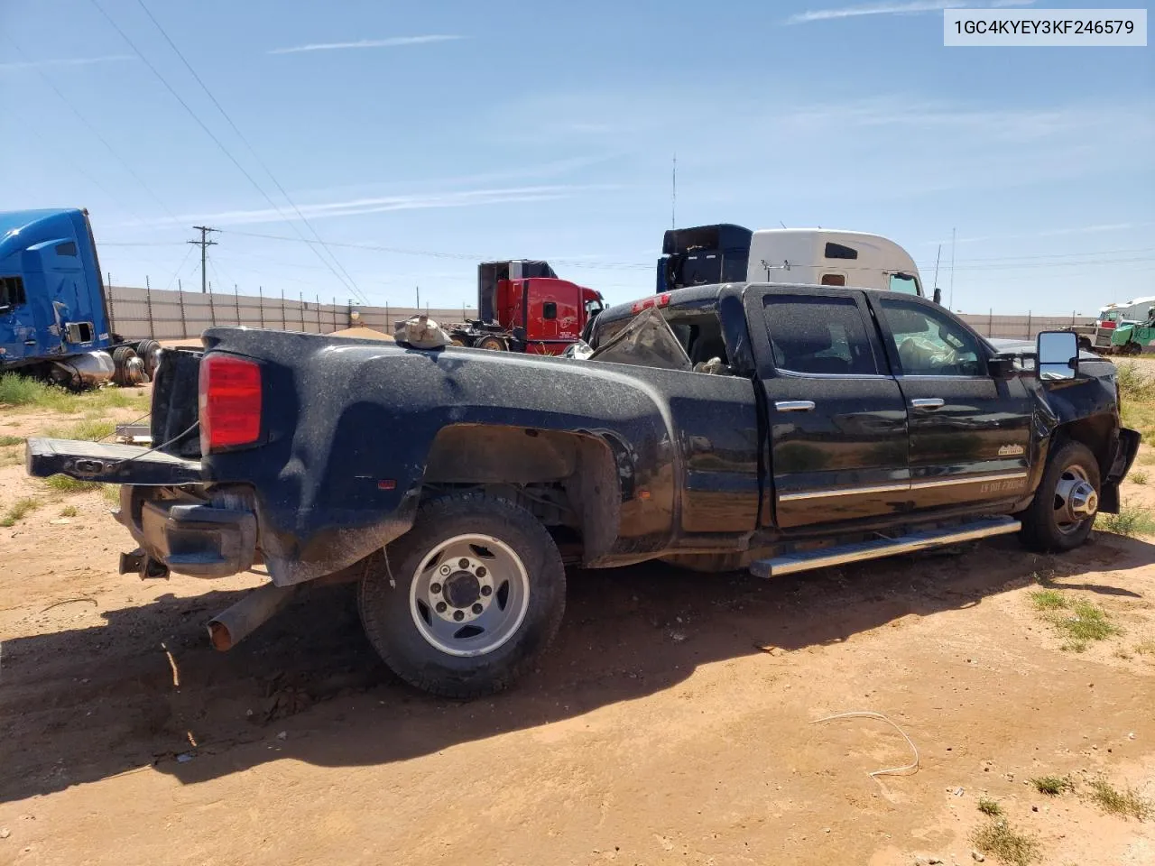 2019 Chevrolet Silverado K3500 High Country VIN: 1GC4KYEY3KF246579 Lot: 68121534