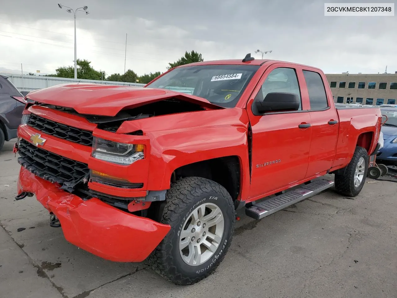 2019 Chevrolet Silverado Ld K1500 Custom VIN: 2GCVKMEC8K1207348 Lot: 68854584