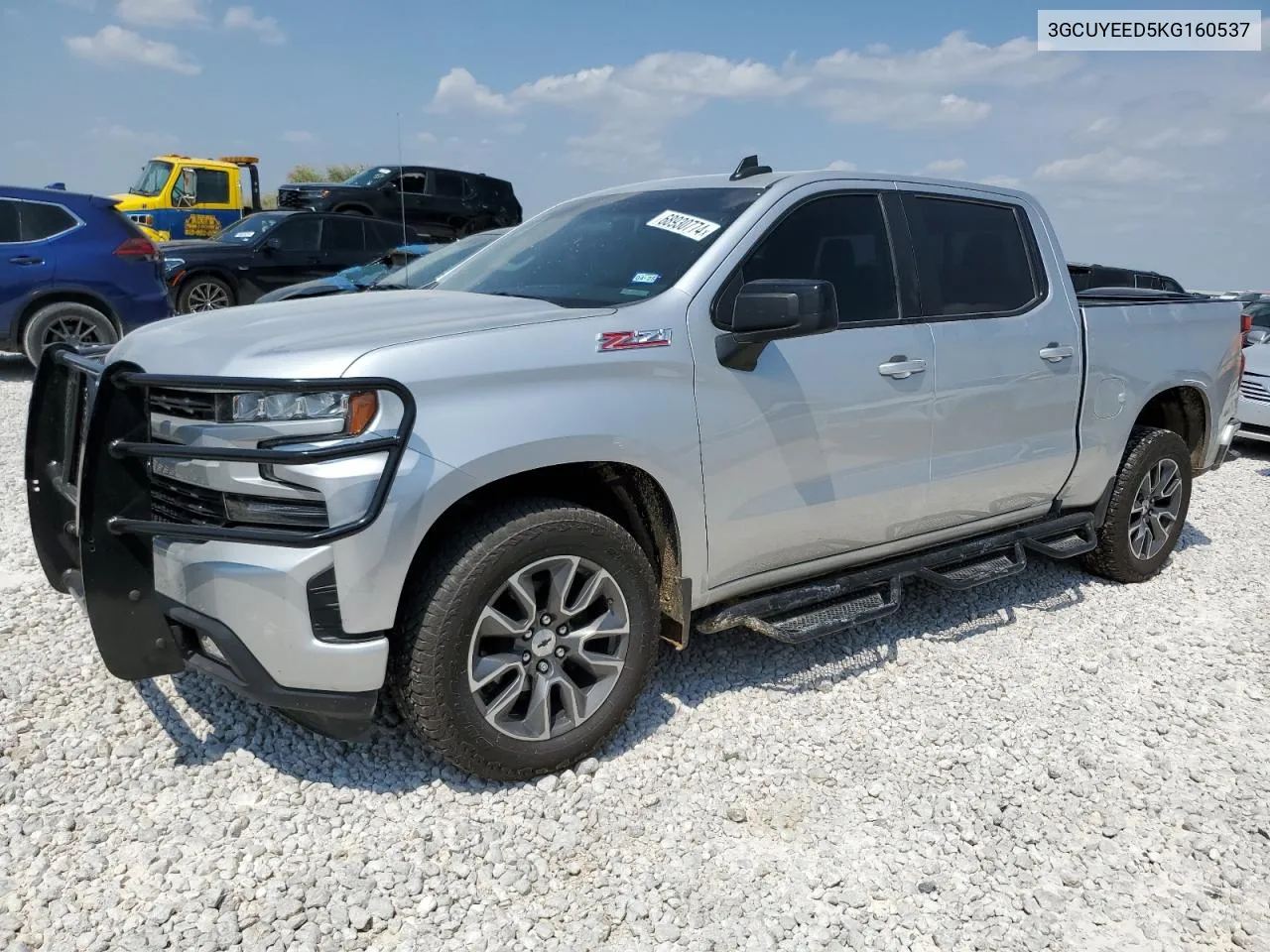 2019 Chevrolet Silverado K1500 Rst VIN: 3GCUYEED5KG160537 Lot: 68930774