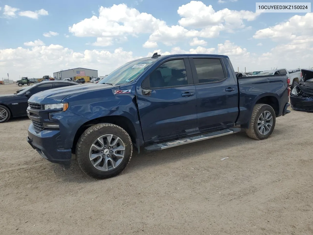 2019 Chevrolet Silverado K1500 Rst VIN: 1GCUYEED3KZ150024 Lot: 69269044