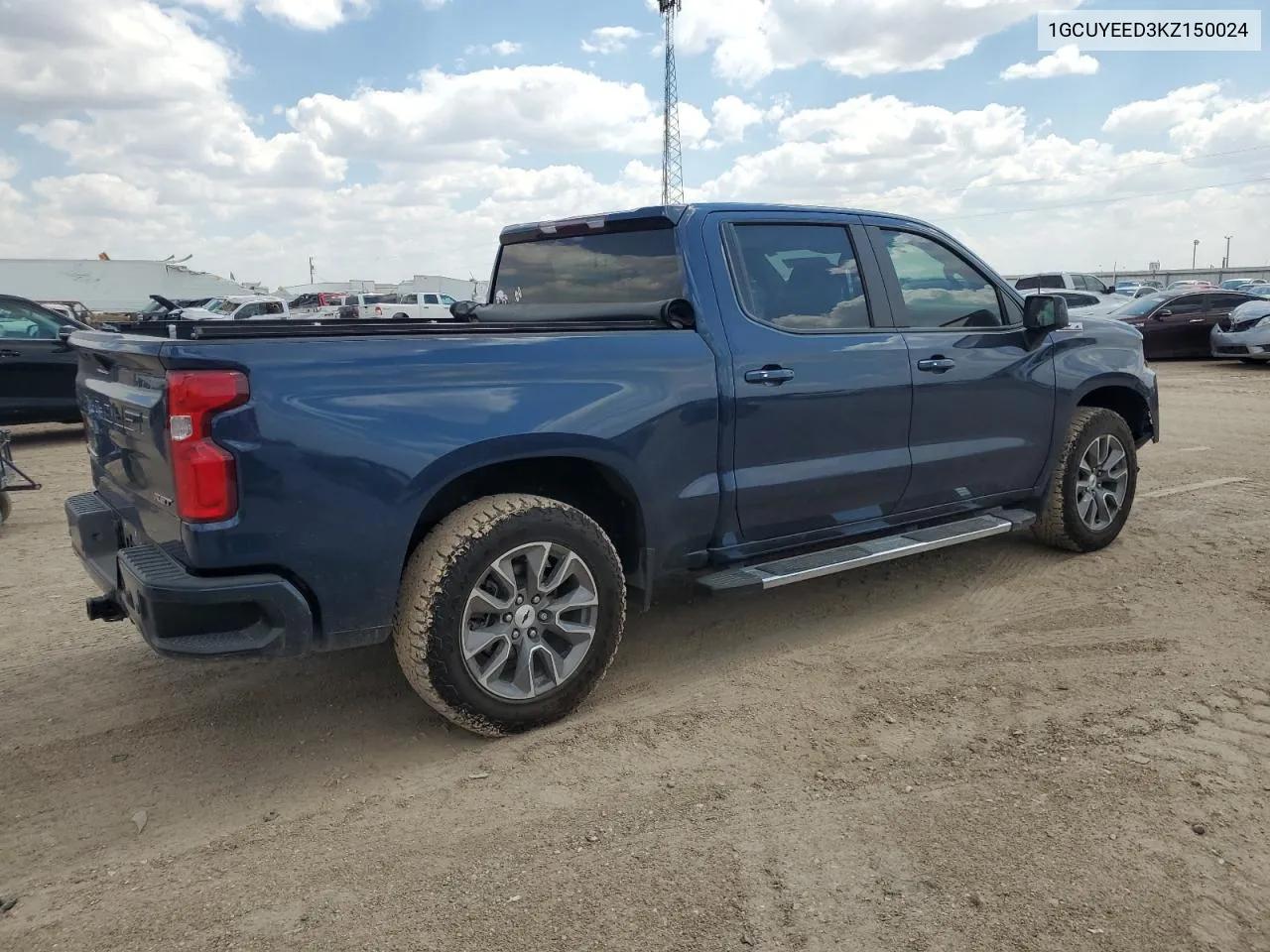 2019 Chevrolet Silverado K1500 Rst VIN: 1GCUYEED3KZ150024 Lot: 69269044