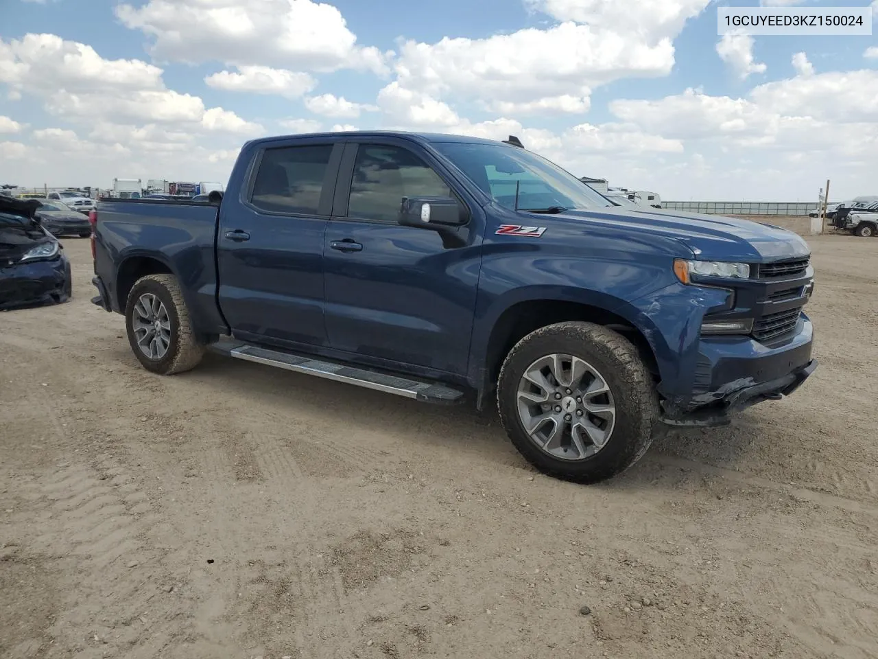 2019 Chevrolet Silverado K1500 Rst VIN: 1GCUYEED3KZ150024 Lot: 69269044