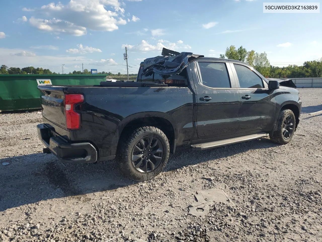 2019 Chevrolet Silverado C1500 Rst VIN: 1GCUWDED3KZ163839 Lot: 69319654