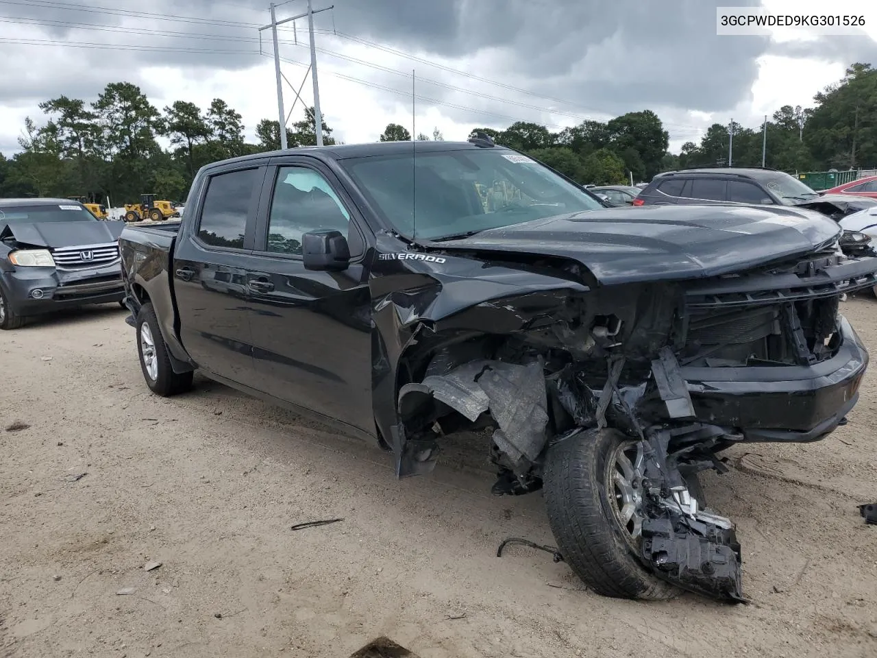 2019 Chevrolet Silverado C1500 Rst VIN: 3GCPWDED9KG301526 Lot: 69514874