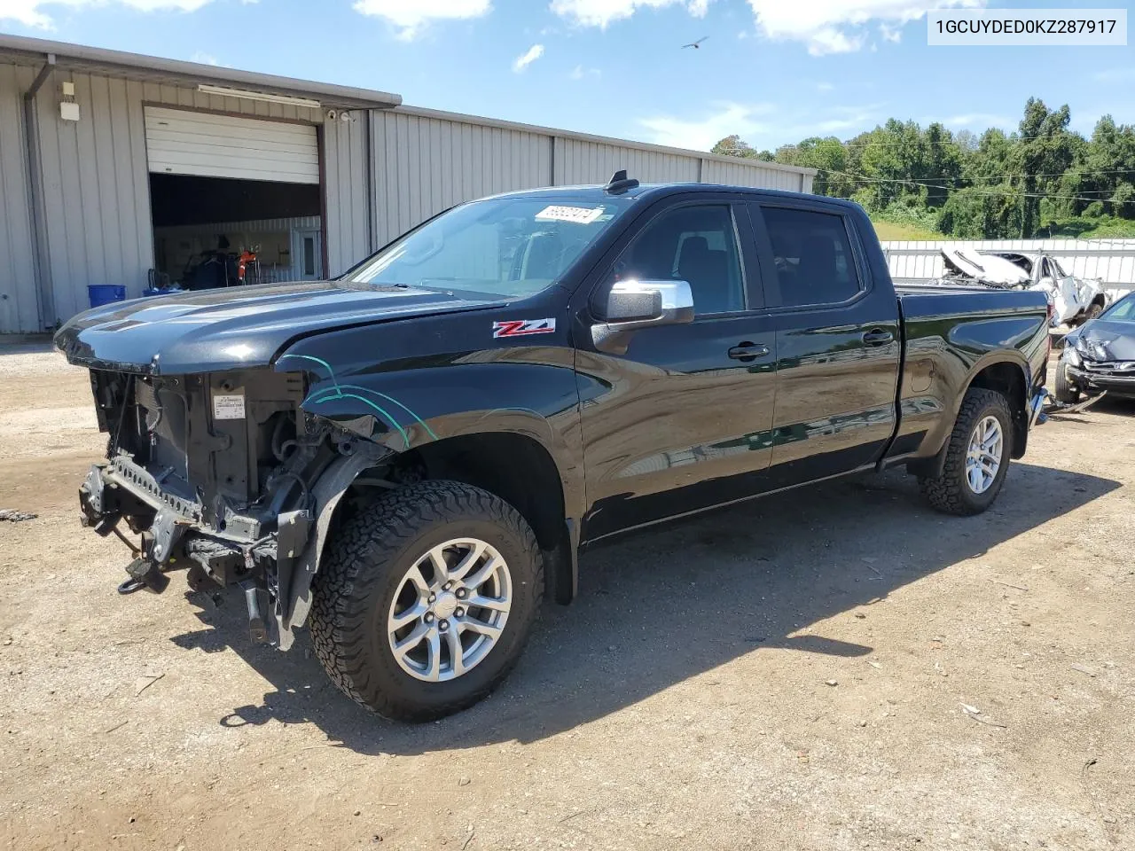 2019 Chevrolet Silverado K1500 Lt VIN: 1GCUYDED0KZ287917 Lot: 69522474