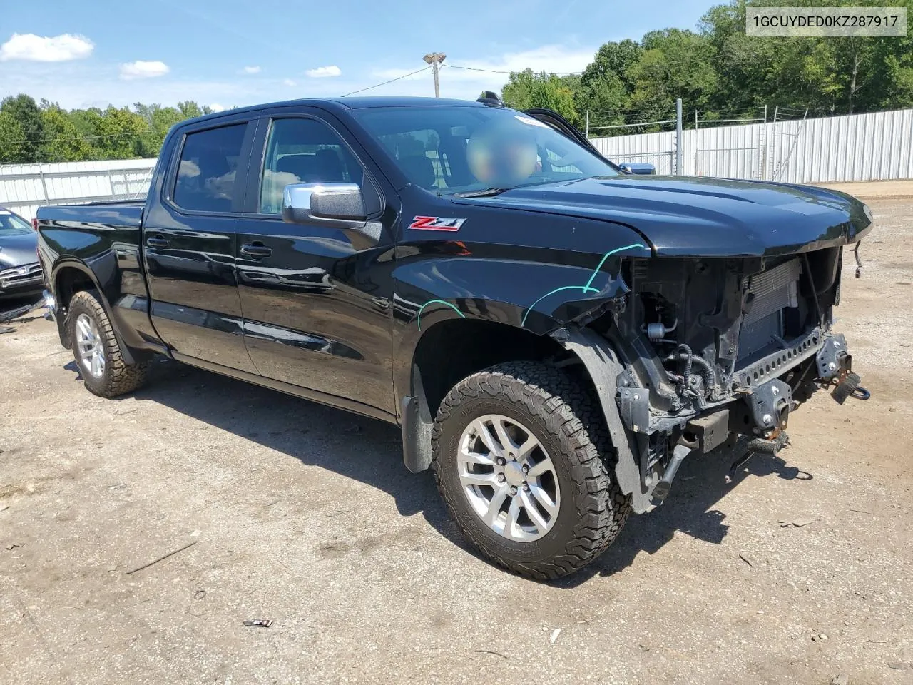 2019 Chevrolet Silverado K1500 Lt VIN: 1GCUYDED0KZ287917 Lot: 69522474