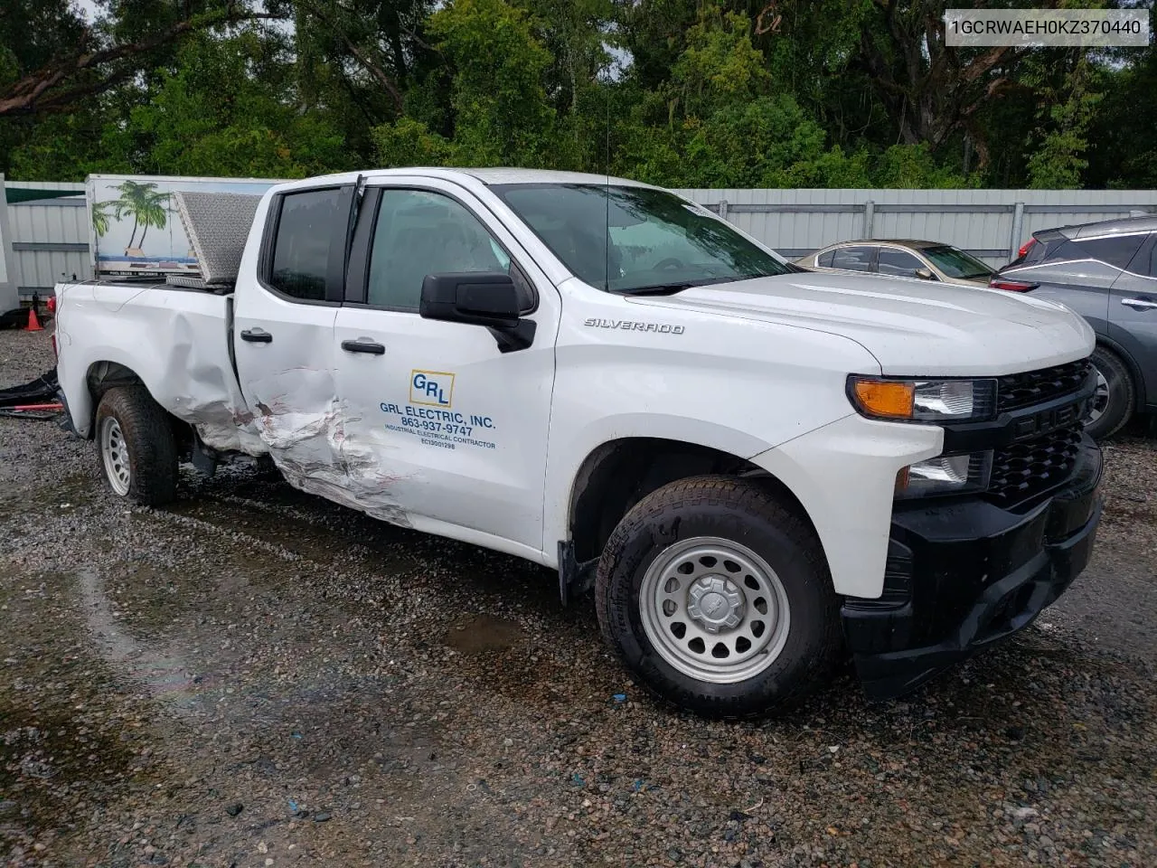 2019 Chevrolet Silverado C1500 VIN: 1GCRWAEH0KZ370440 Lot: 69689874