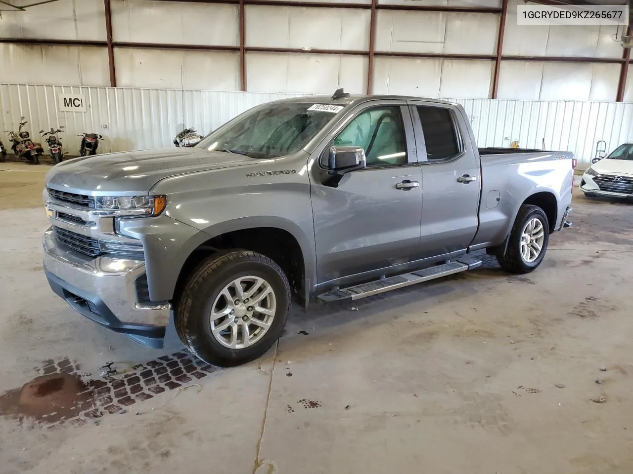 2019 Chevrolet Silverado K1500 Lt VIN: 1GCRYDED9KZ265677 Lot: 70250244