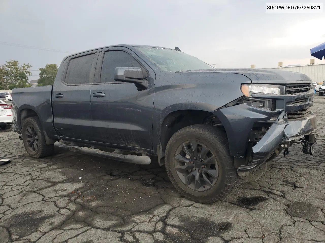 2019 Chevrolet Silverado C1500 Rst VIN: 3GCPWDED7KG250821 Lot: 70314434