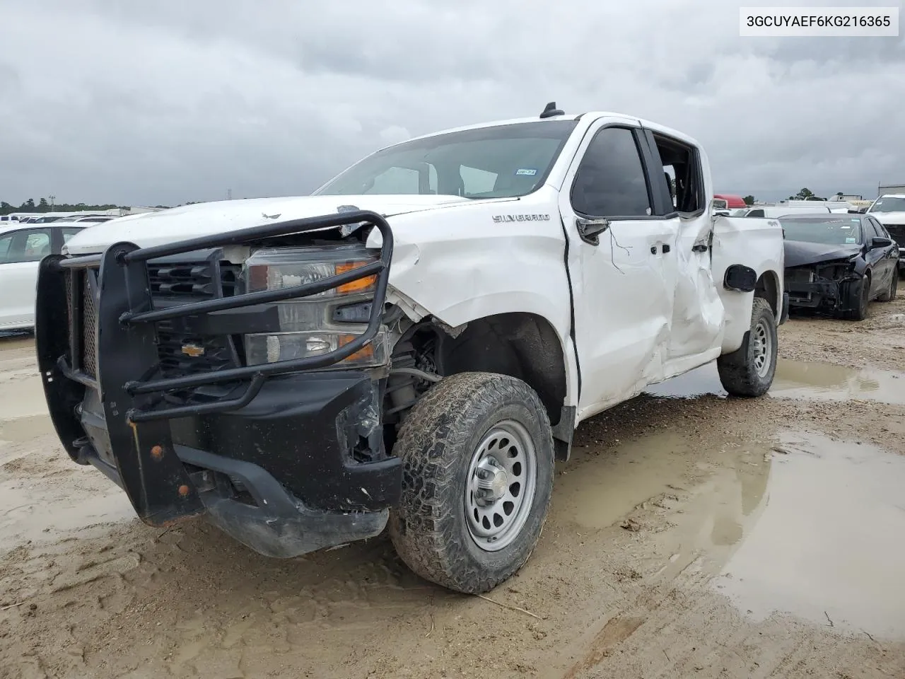 2019 Chevrolet Silverado K1500 VIN: 3GCUYAEF6KG216365 Lot: 70657324